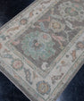 Turkish Oushak Runner Rug 2'10" x 10'2" #16199
