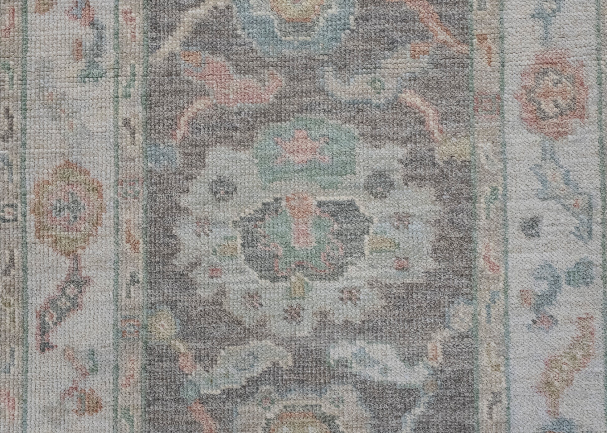 Turkish Oushak Runner Rug 2'10" x 10'2" #16199
