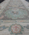 Turkish Oushak Runner Rug 2'10" x 10'2" #16199