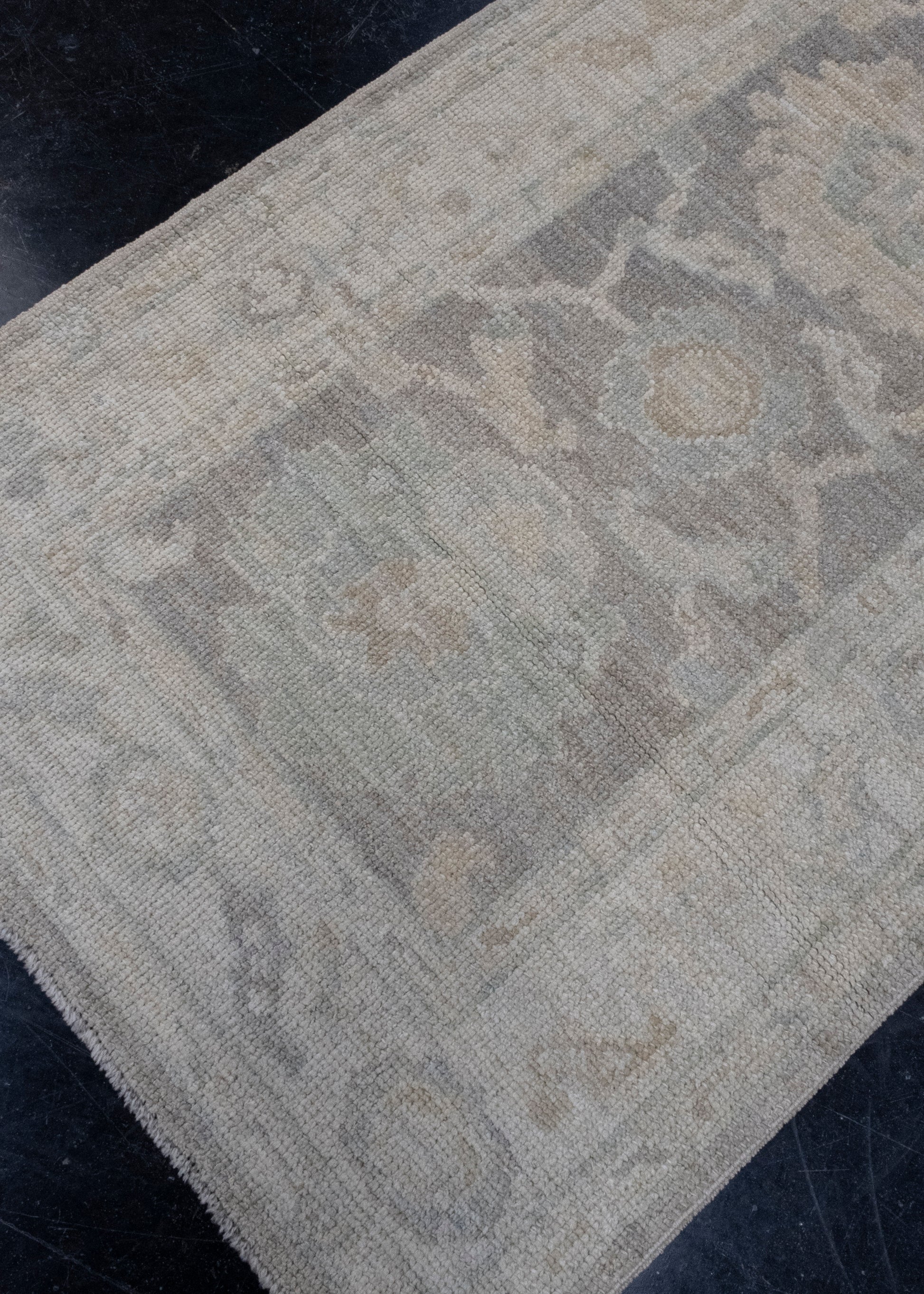 Turkish Oushak Runner Rug 2'10" x 10'2" #16203
