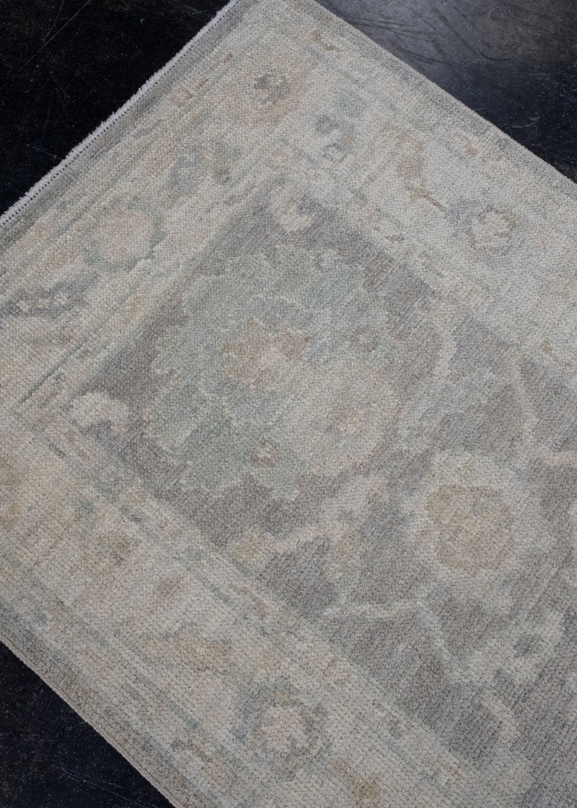 Turkish Oushak Runner Rug 2'10" x 10'2" #16203