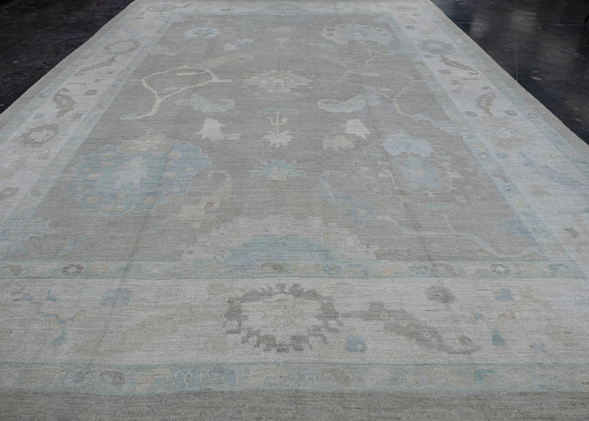 Turkish Oushak Rug 12'4" x 18' #11723
