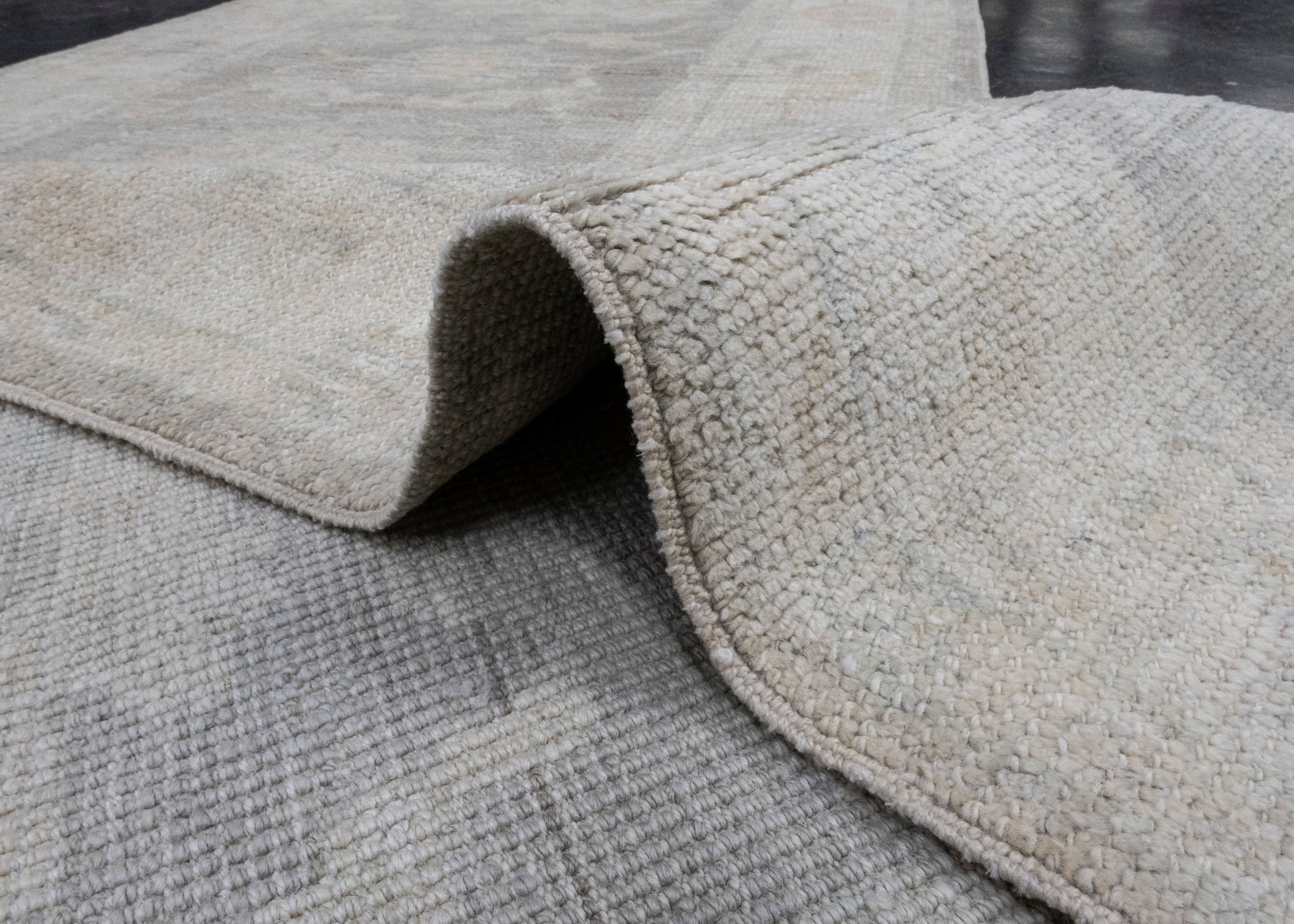 Turkish Oushak Runner Rug 2'10" x 10'2" #16203