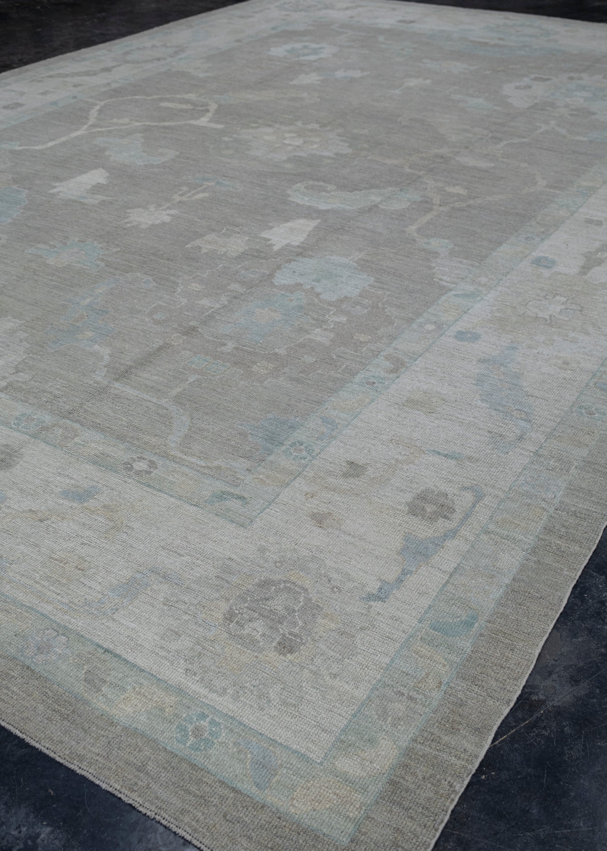 Turkish Oushak Rug 12'4" x 18' #11723