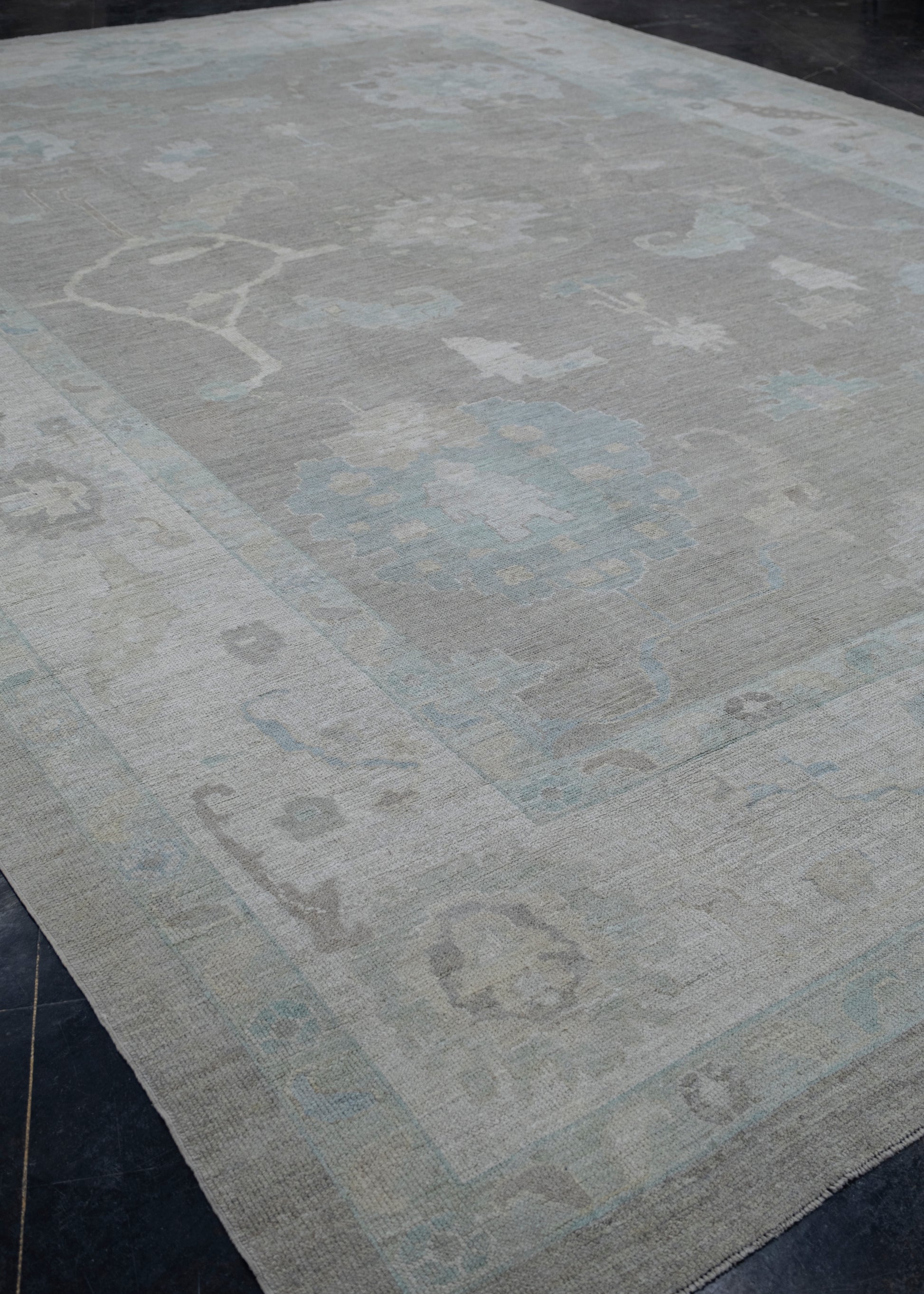 Turkish Oushak Rug 12'4" x 18' #11723