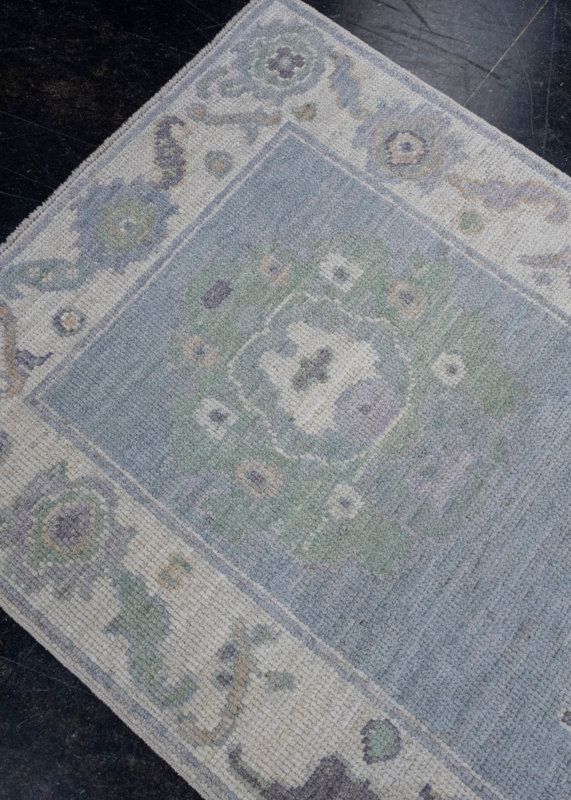 Turkish Oushak Runner Rug 2'9" x 8'6" #16316