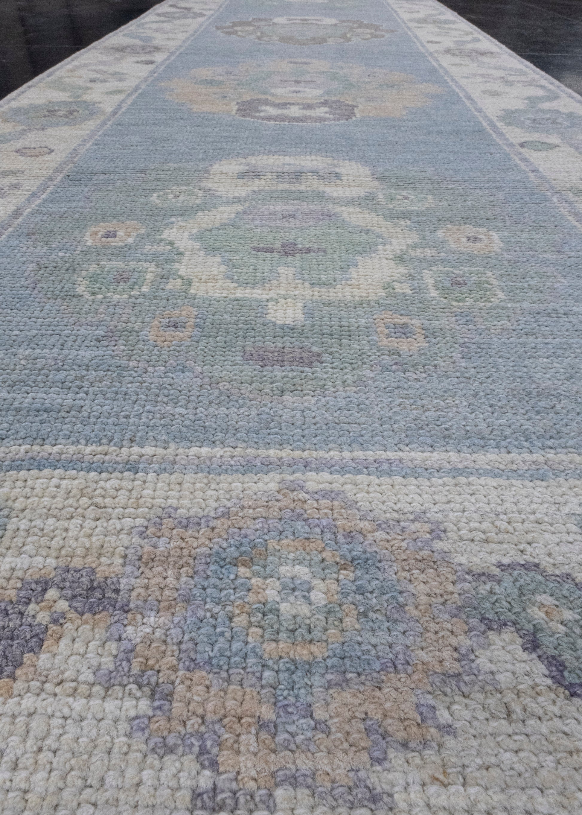 Turkish Oushak Runner Rug 2'9" x 8'6" #16316