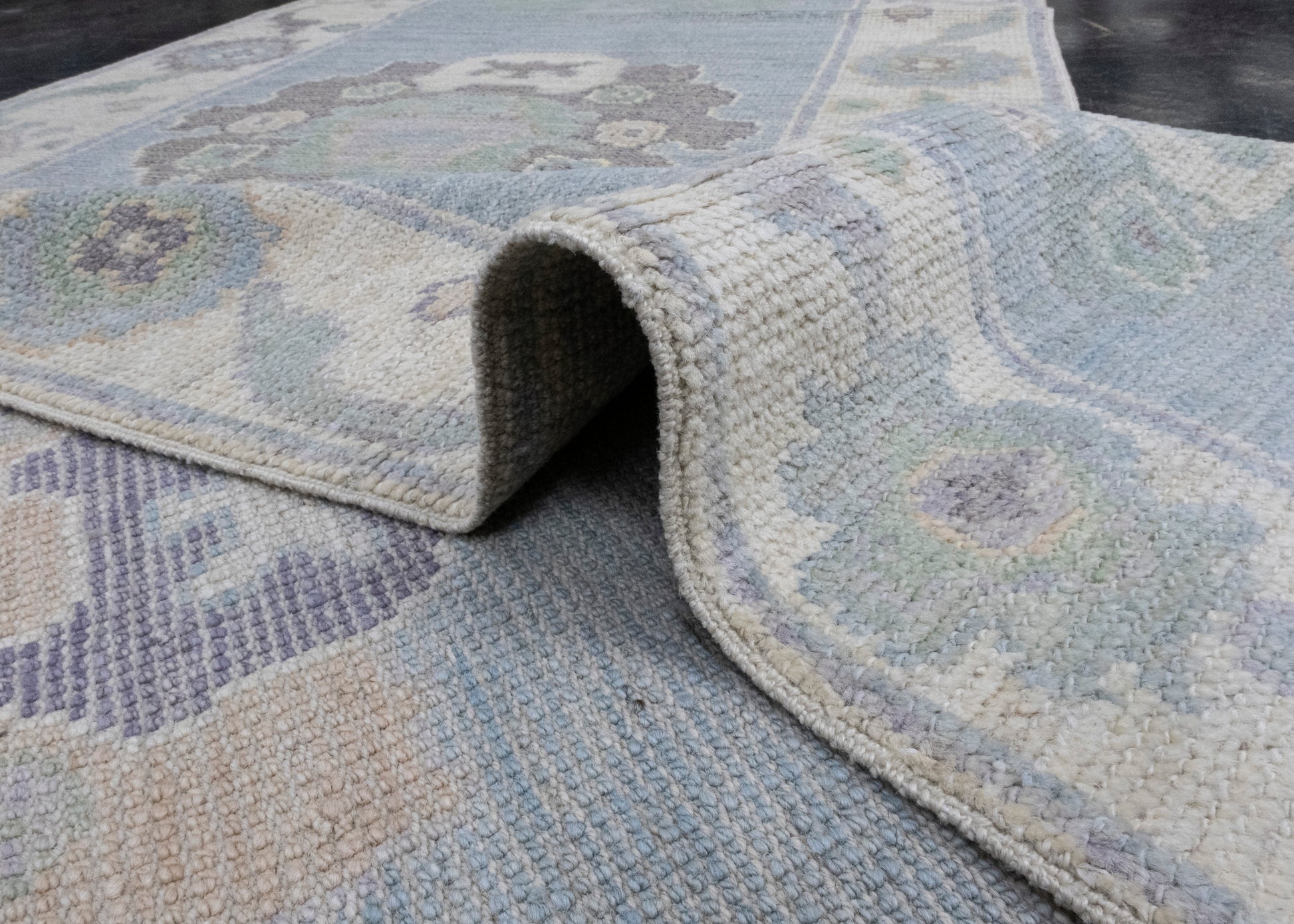 Turkish Oushak Runner Rug 2'9" x 8'6" #16316