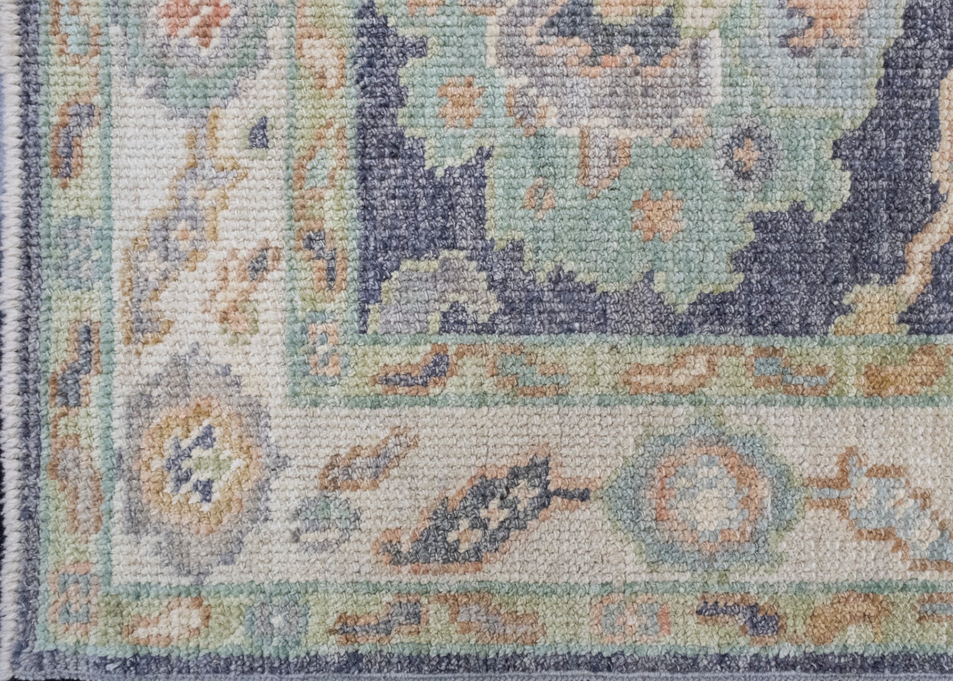 Turkish Oushak Rug 2'4" x 6' #16120