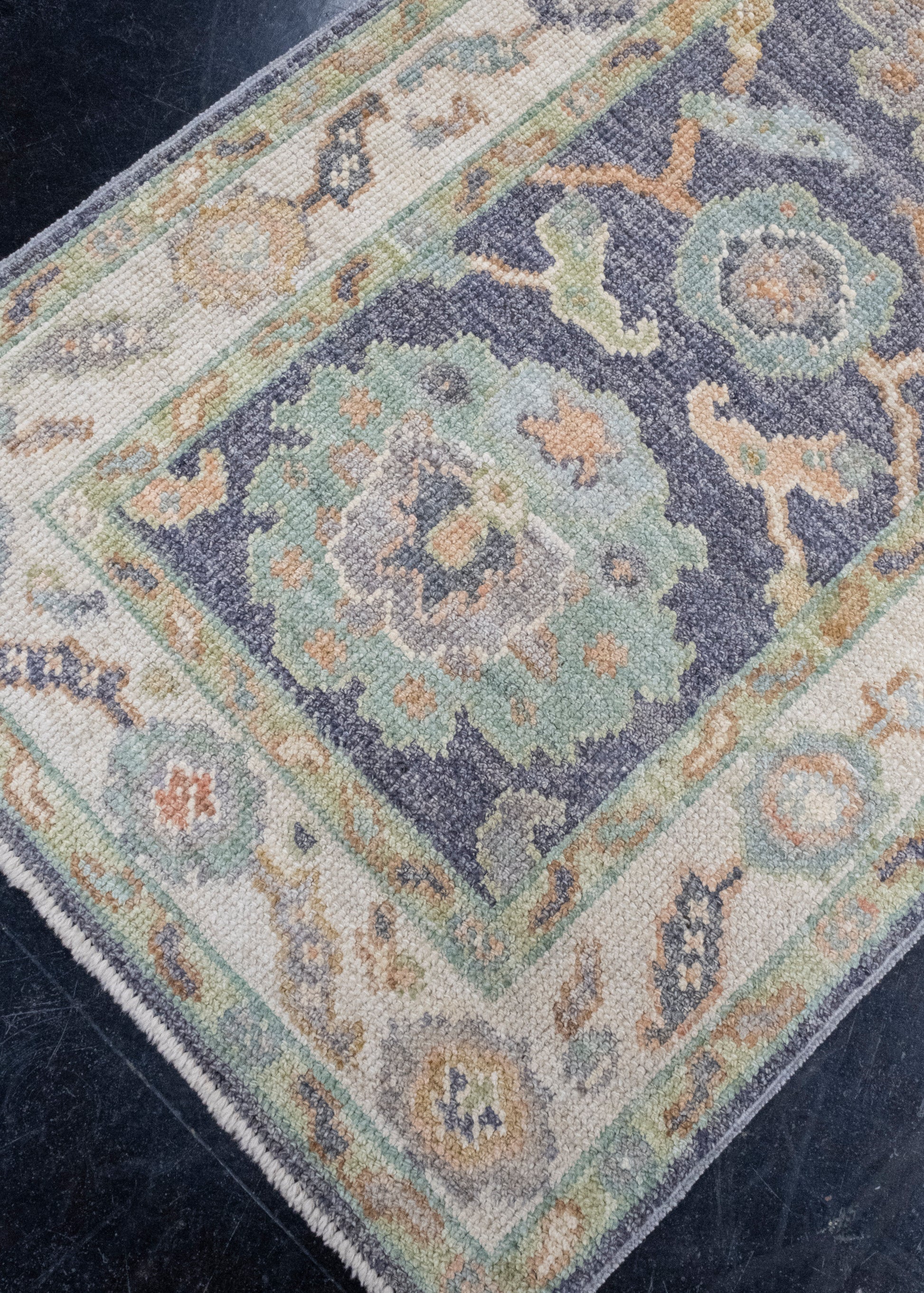Turkish Oushak Rug 2'4" x 6' #16120