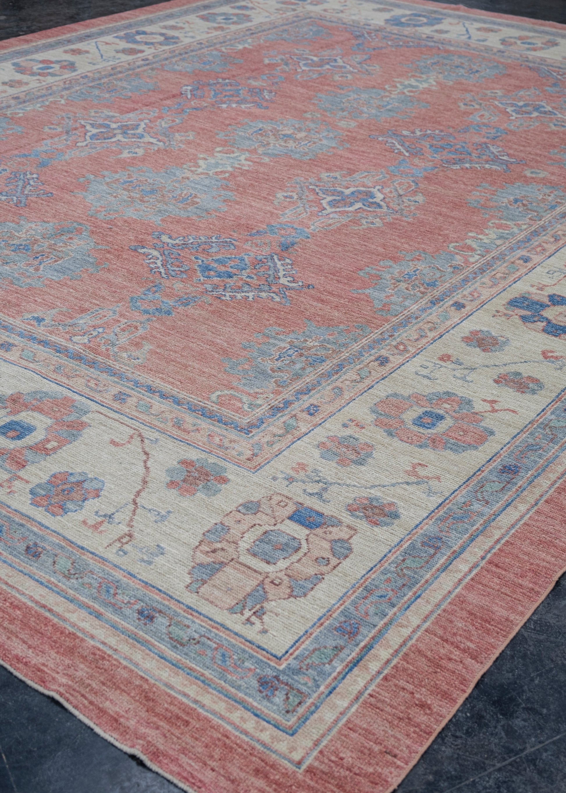 Turkish Oushak Rug 12'6" x 15'6" #2347