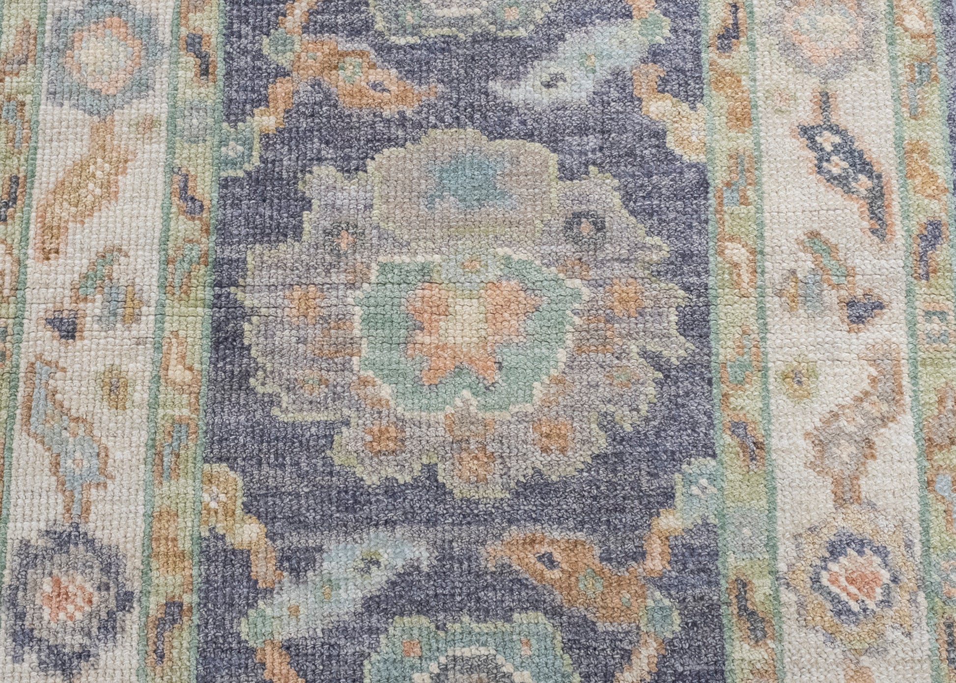 Turkish Oushak Rug 2'4" x 6' #16120