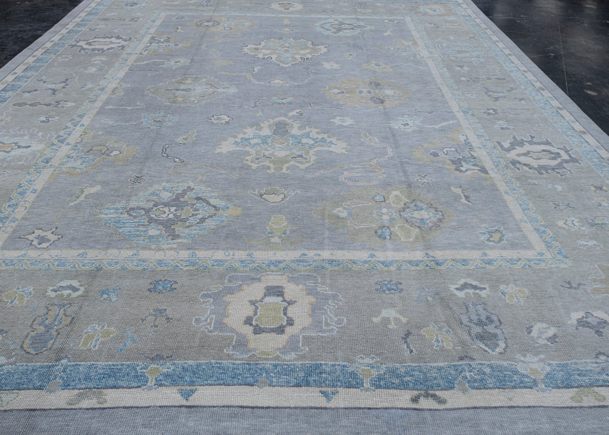 Turkish Oushak Rug 12'4" x 15' #11967