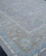 Turkish Oushak Rug 12'4" x 15' #11967
