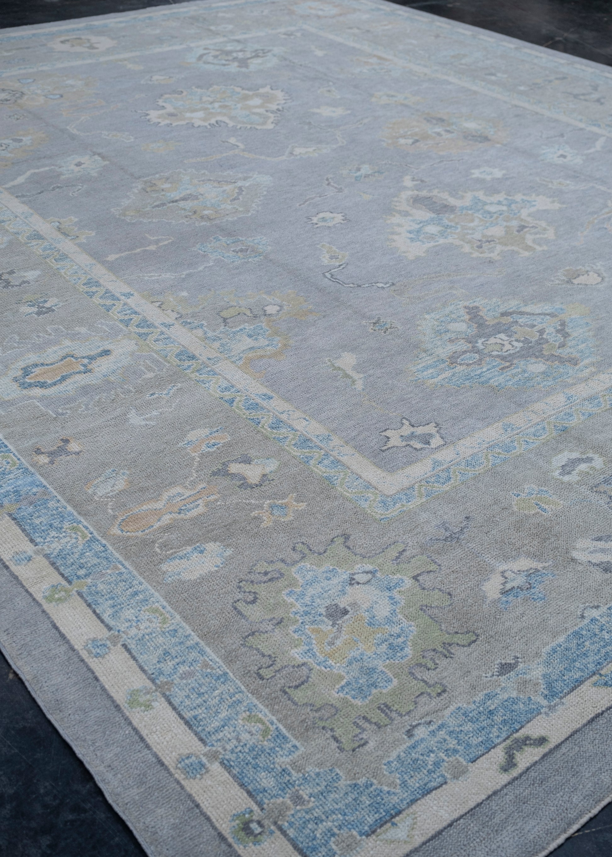 Turkish Oushak Rug 12'4" x 15' #11967