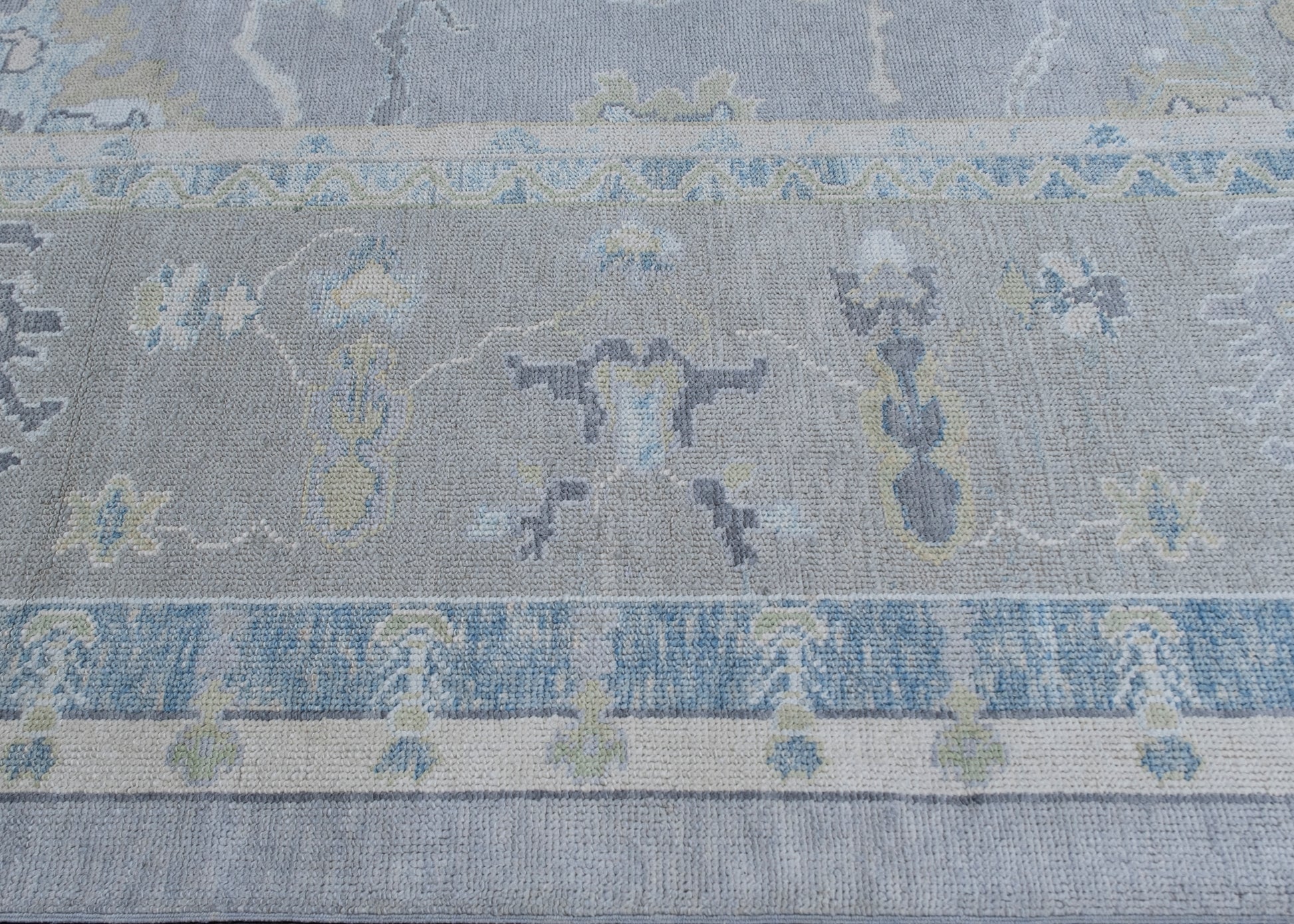 Turkish Oushak Rug 12'4" x 15' #11967
