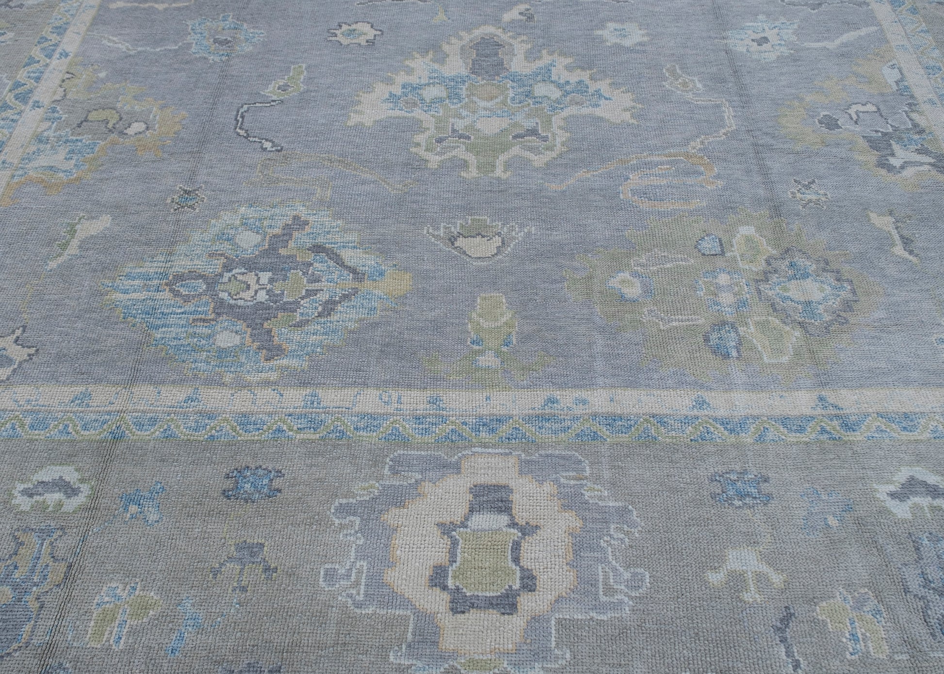 Turkish Oushak Rug 12'4" x 15' #11967