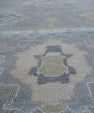 Turkish Oushak Rug 12'4" x 15' #11967