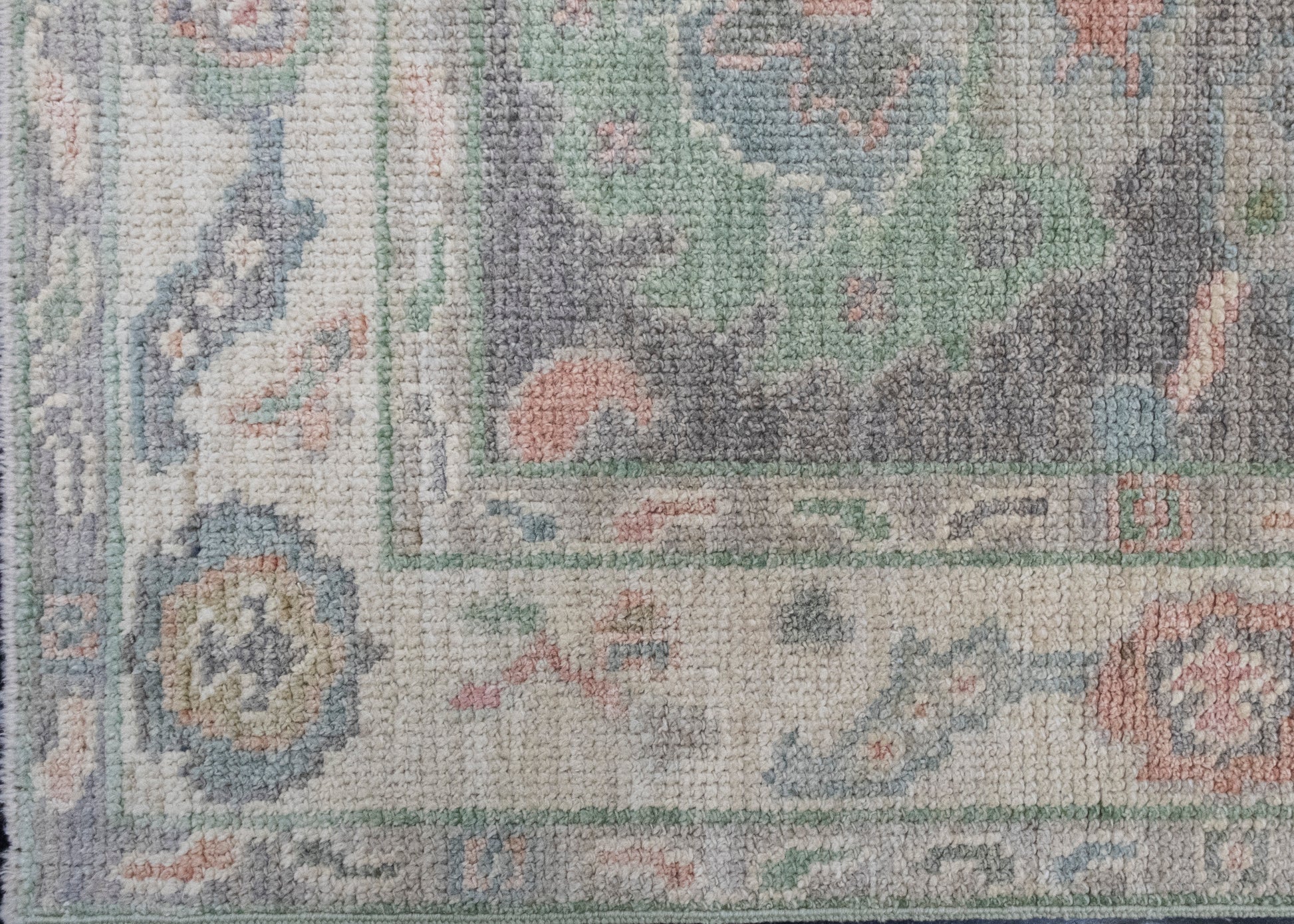 Turkish Oushak Runner Rug 2'8" x 8'1" #16417