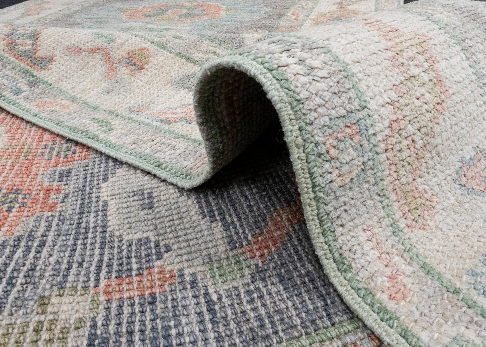 Turkish Oushak Runner Rug 2'8" x 8'1" #16417