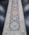 Turkish Oushak Runner Rug 2'8" x 8'2" #16152