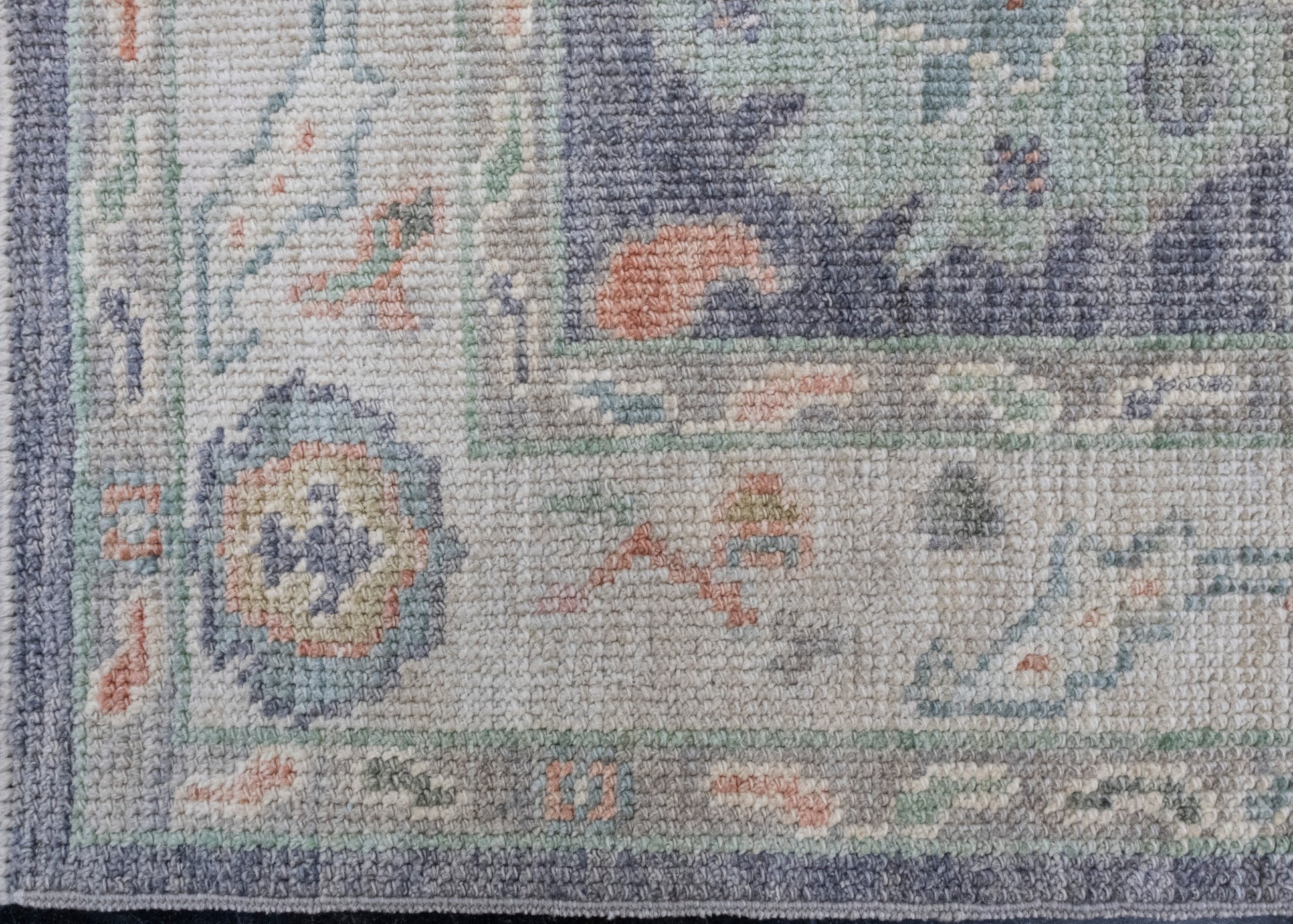 Turkish Oushak Runner Rug 2'8" x 8'2" #16152