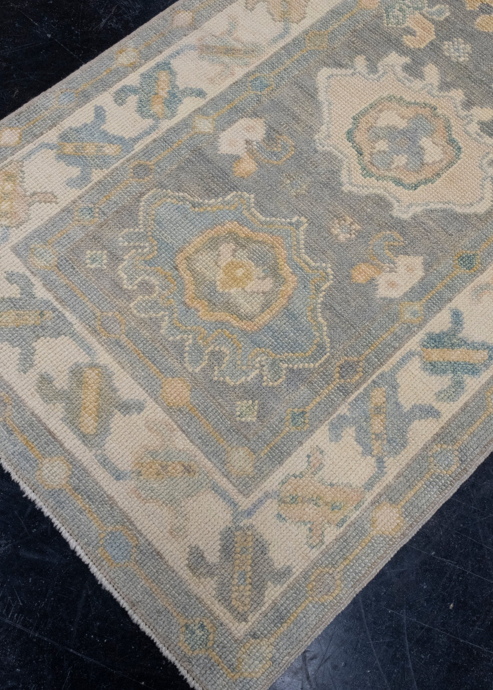 Turkish Oushak Runner Rug 2'10" x 9'1" #16641