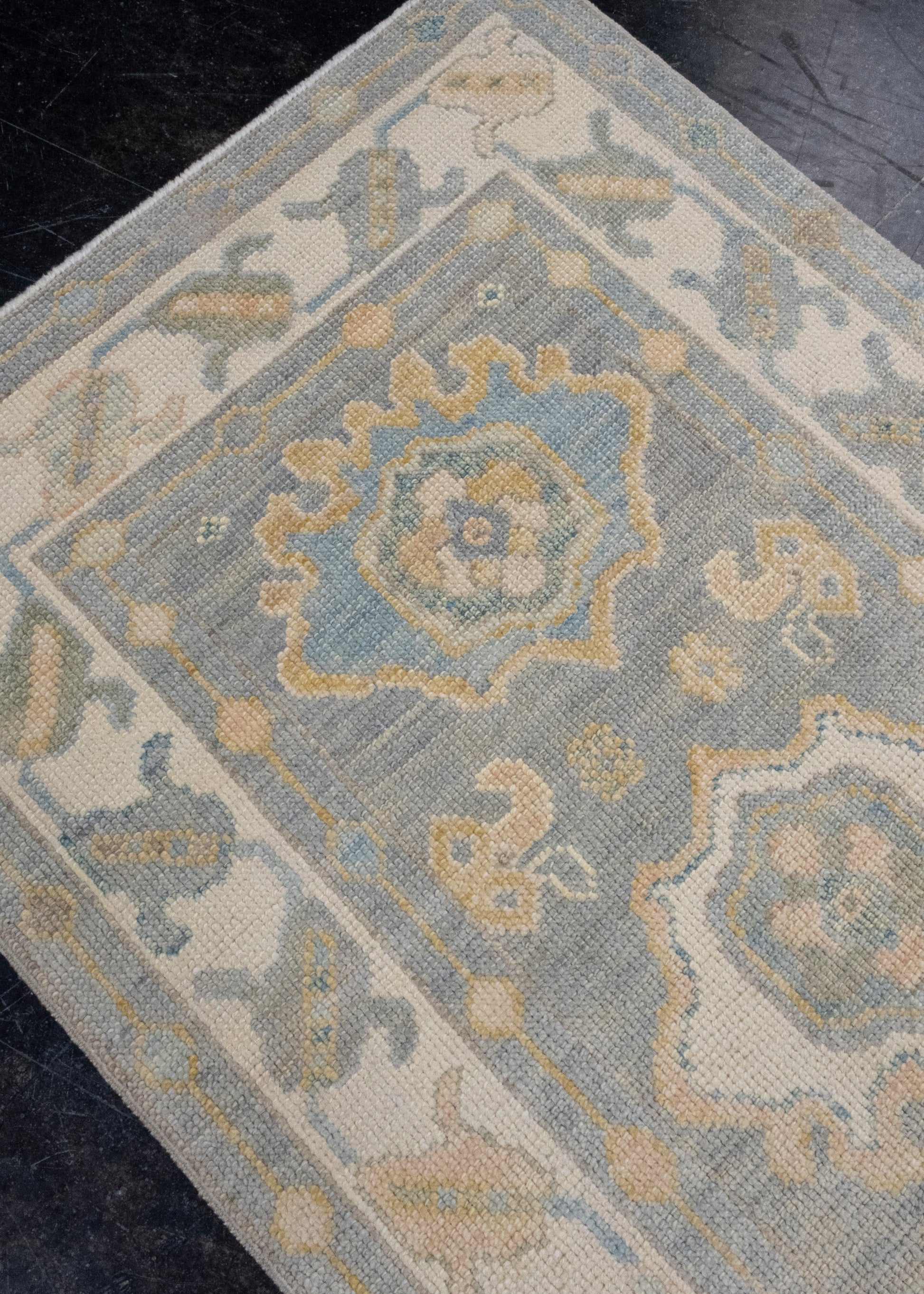 Turkish Oushak Runner Rug 2'10" x 9'1" #16641