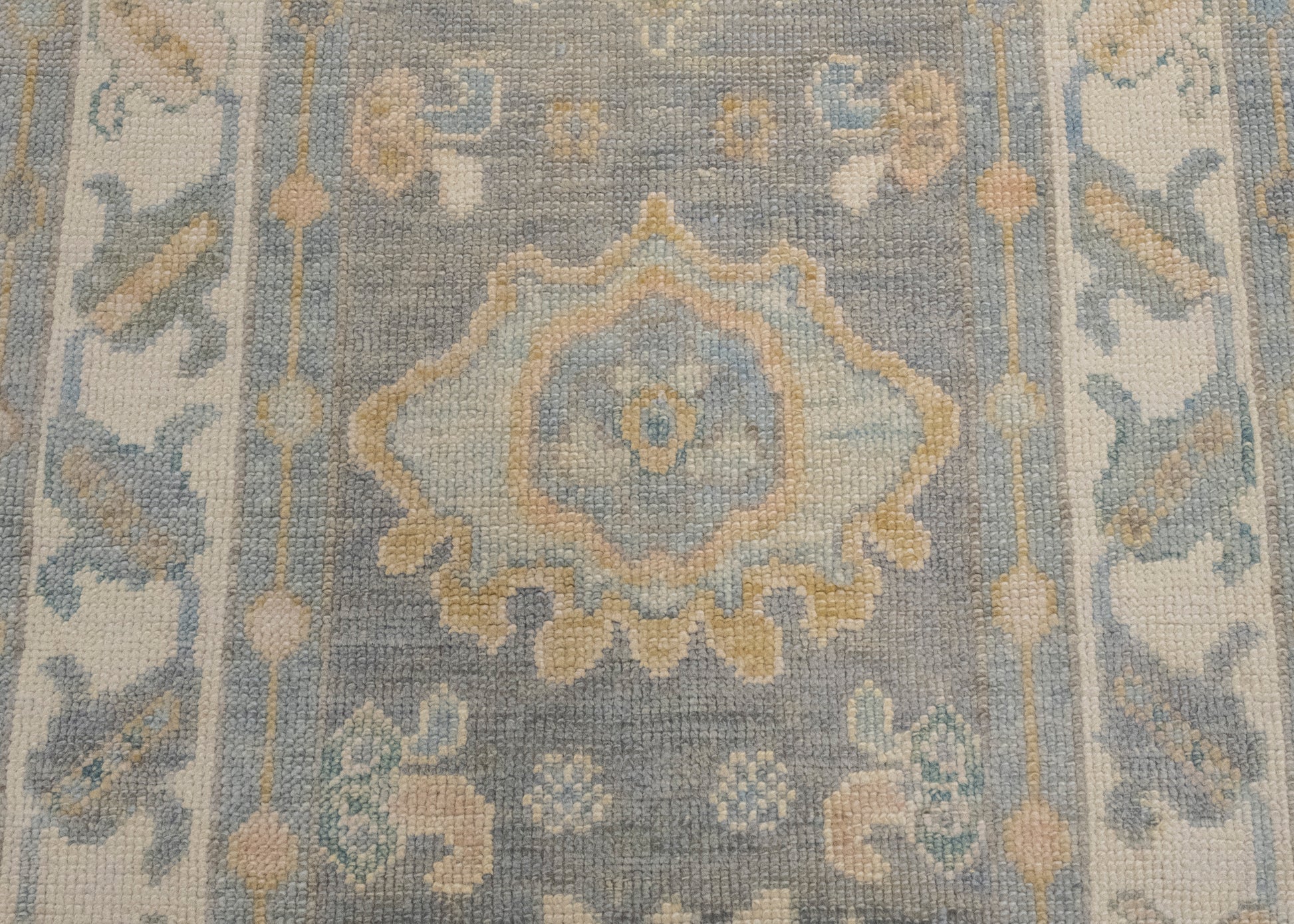 Turkish Oushak Runner Rug 2'10" x 9'1" #16641
