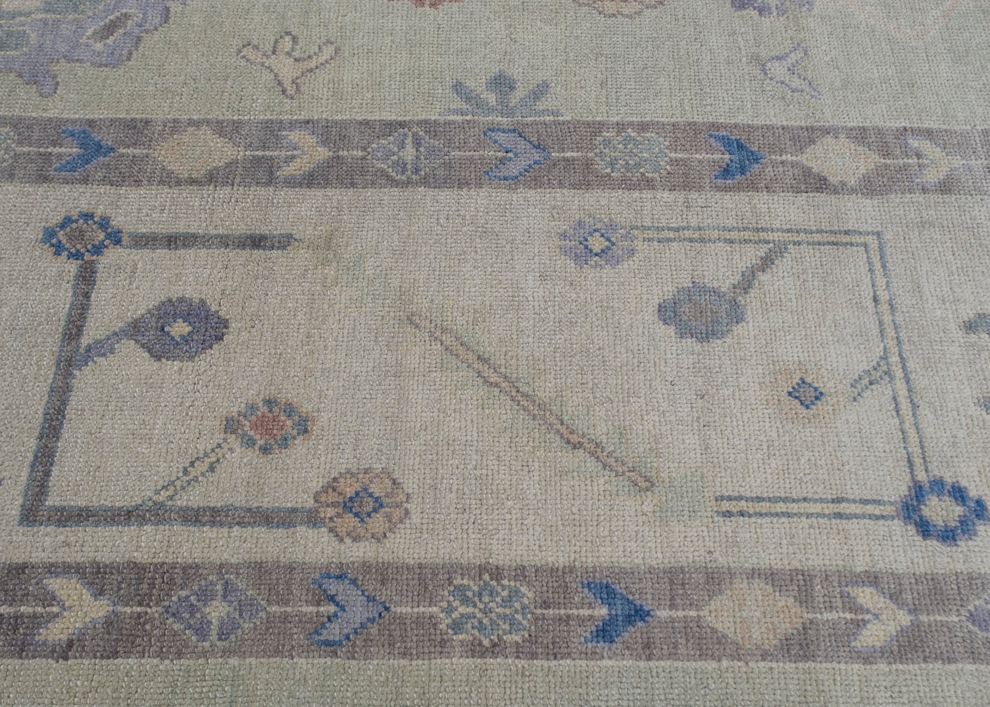 Square Turkish Oushak Rug 13'1" x 13'9" #2210