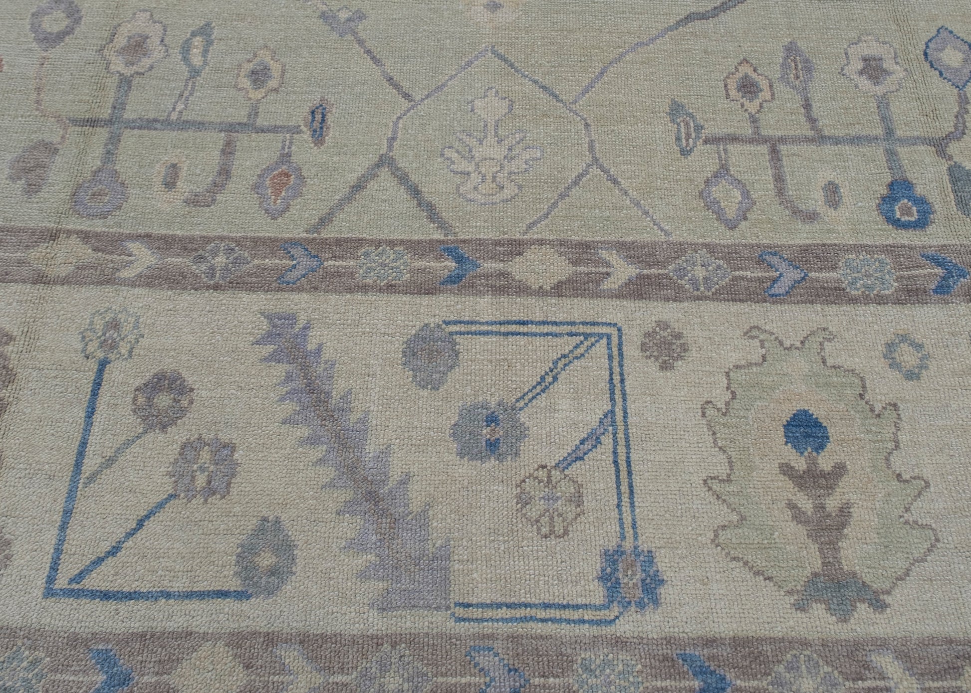 Square Turkish Oushak Rug 13'1" x 13'9" #2210