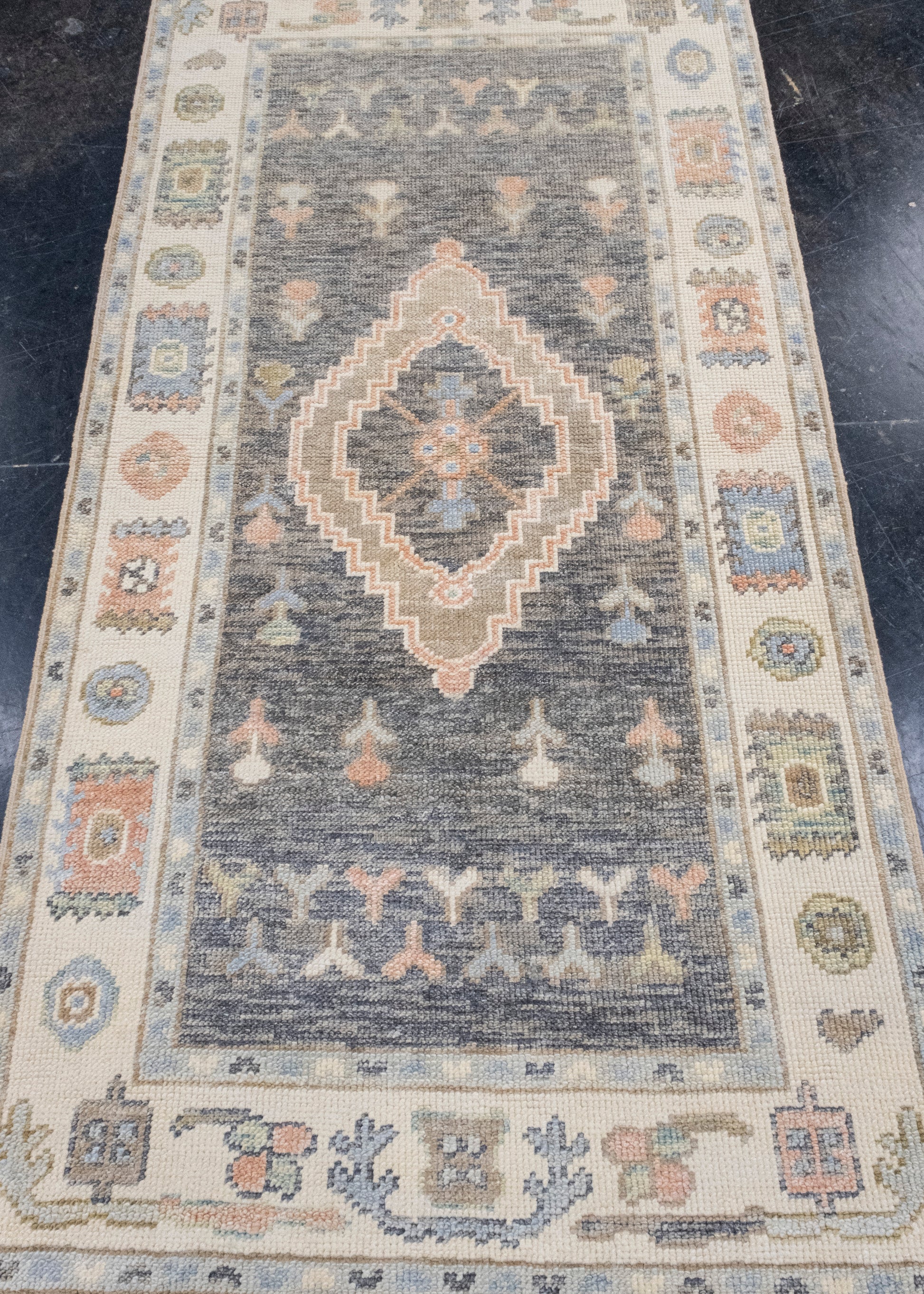 Turkish Oushak Rug 2'11" x 5'10" #16647