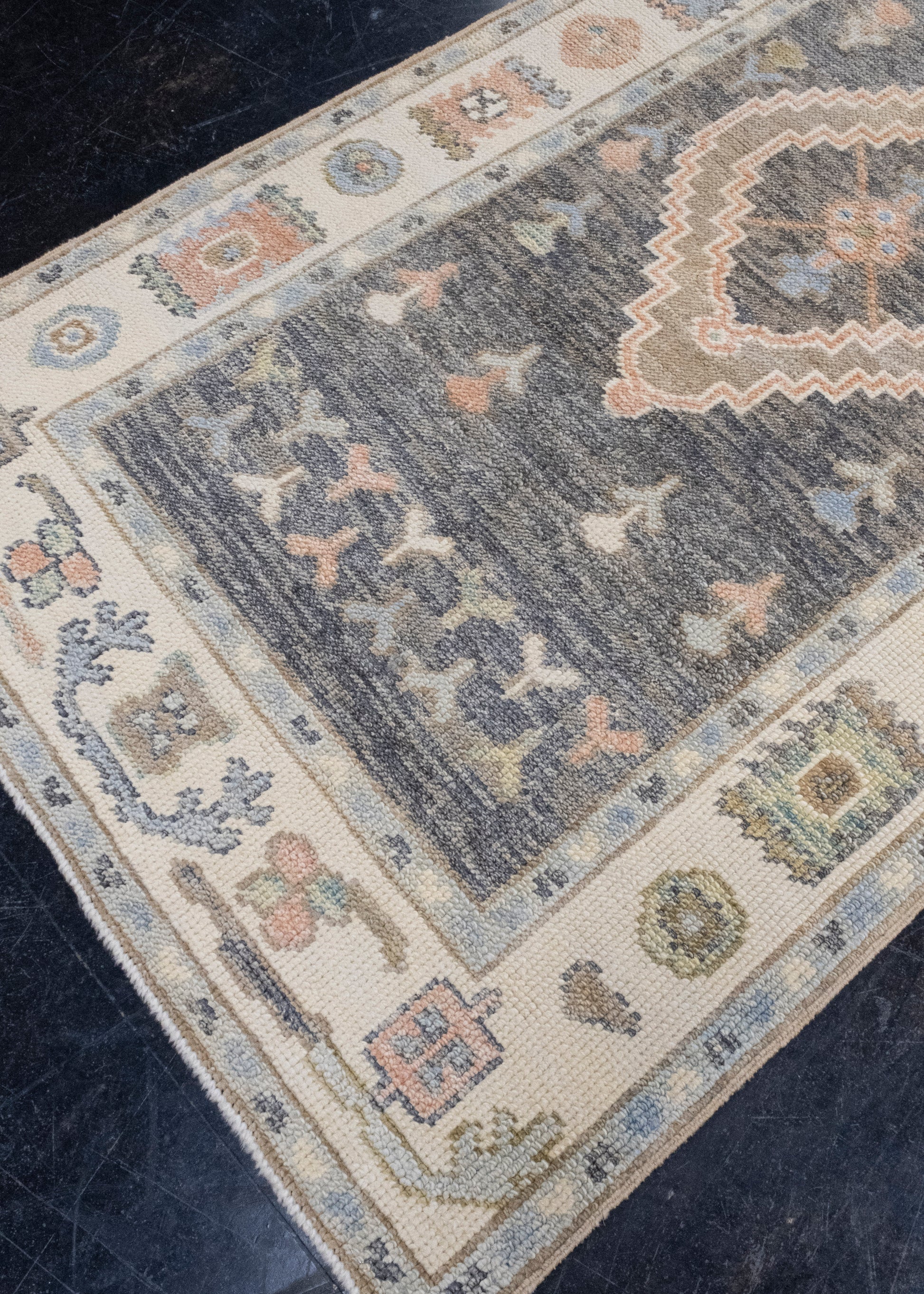 Turkish Oushak Rug 2'11" x 5'10" #16647
