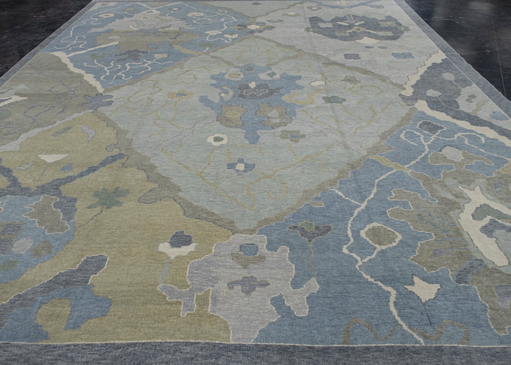 Turkish Oushak Rug 12'5" x 15'3" #12026