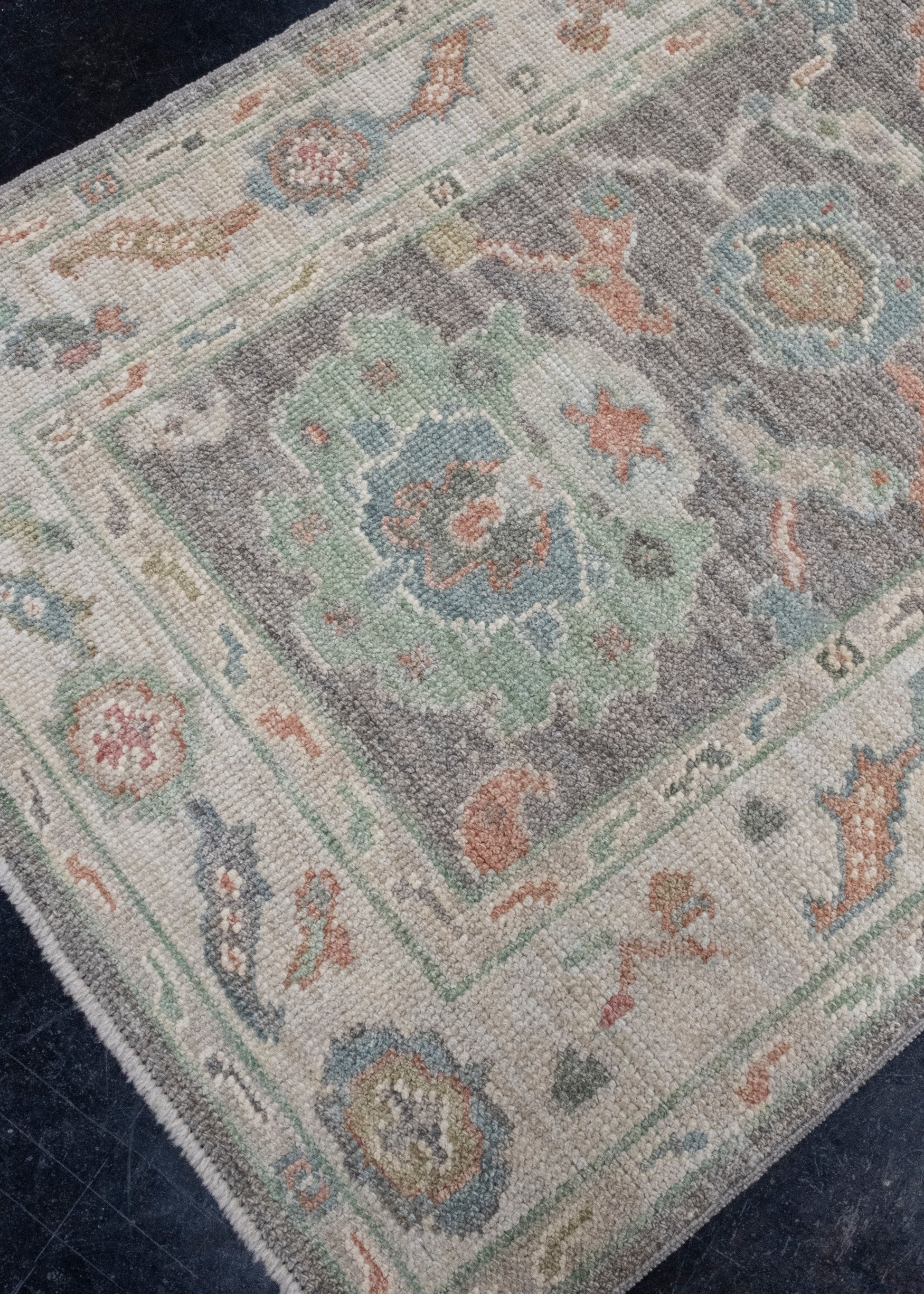 Turkish Oushak Rug 2'9" x 6'4" #16200
