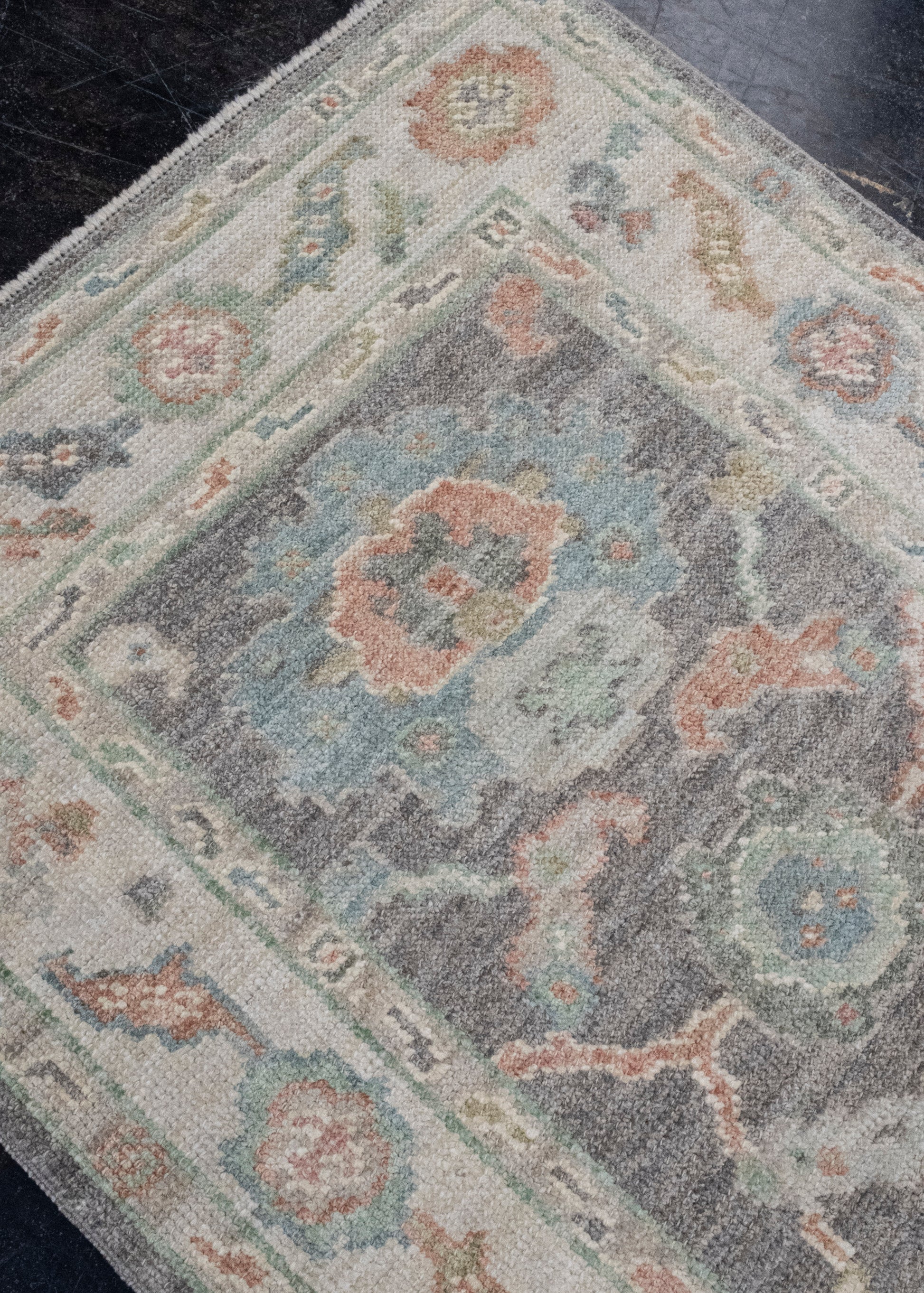 Turkish Oushak Rug 2'9" x 6'4" #16200