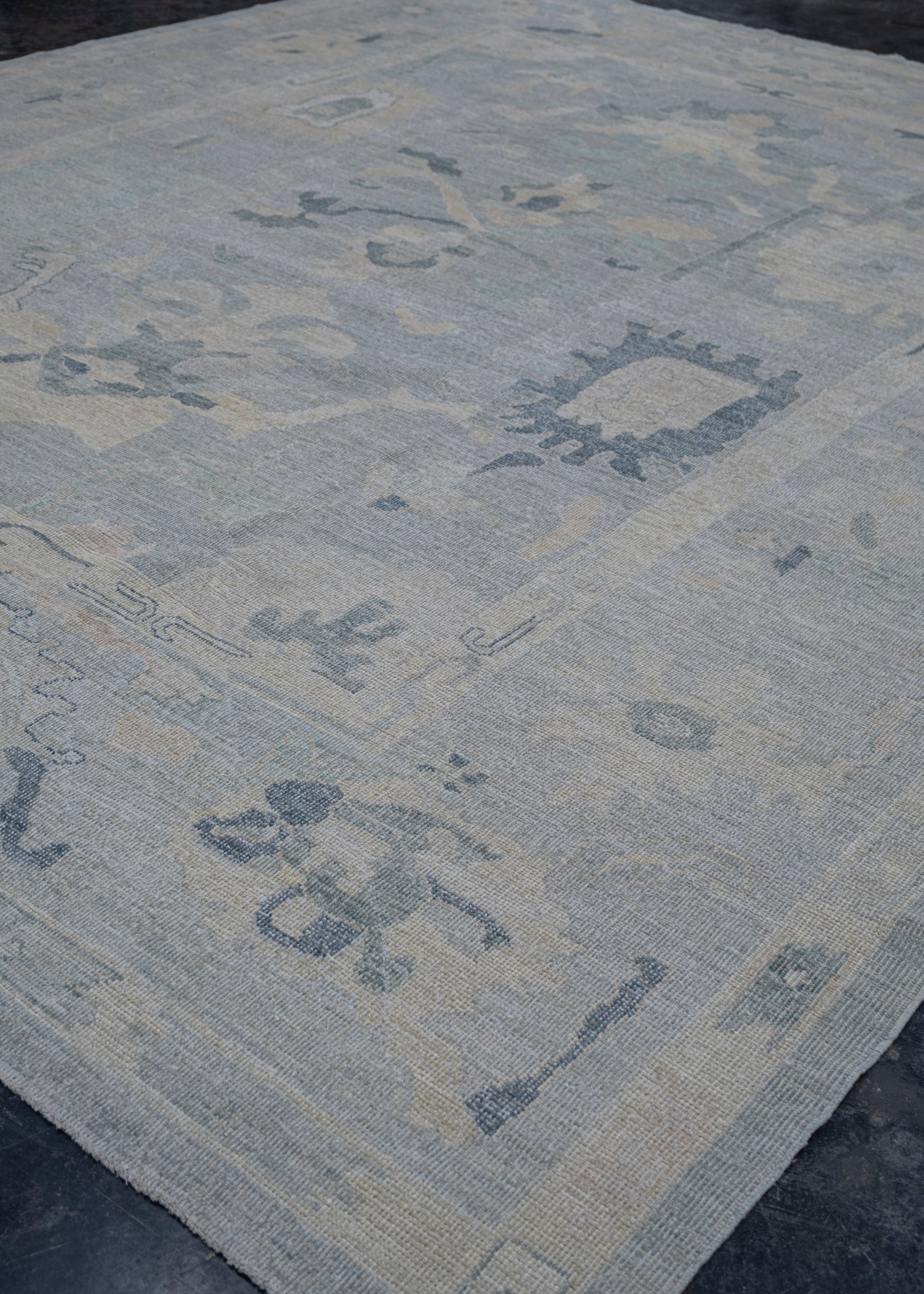 Turkish Oushak Rug 12'6" x 14'10" #7558