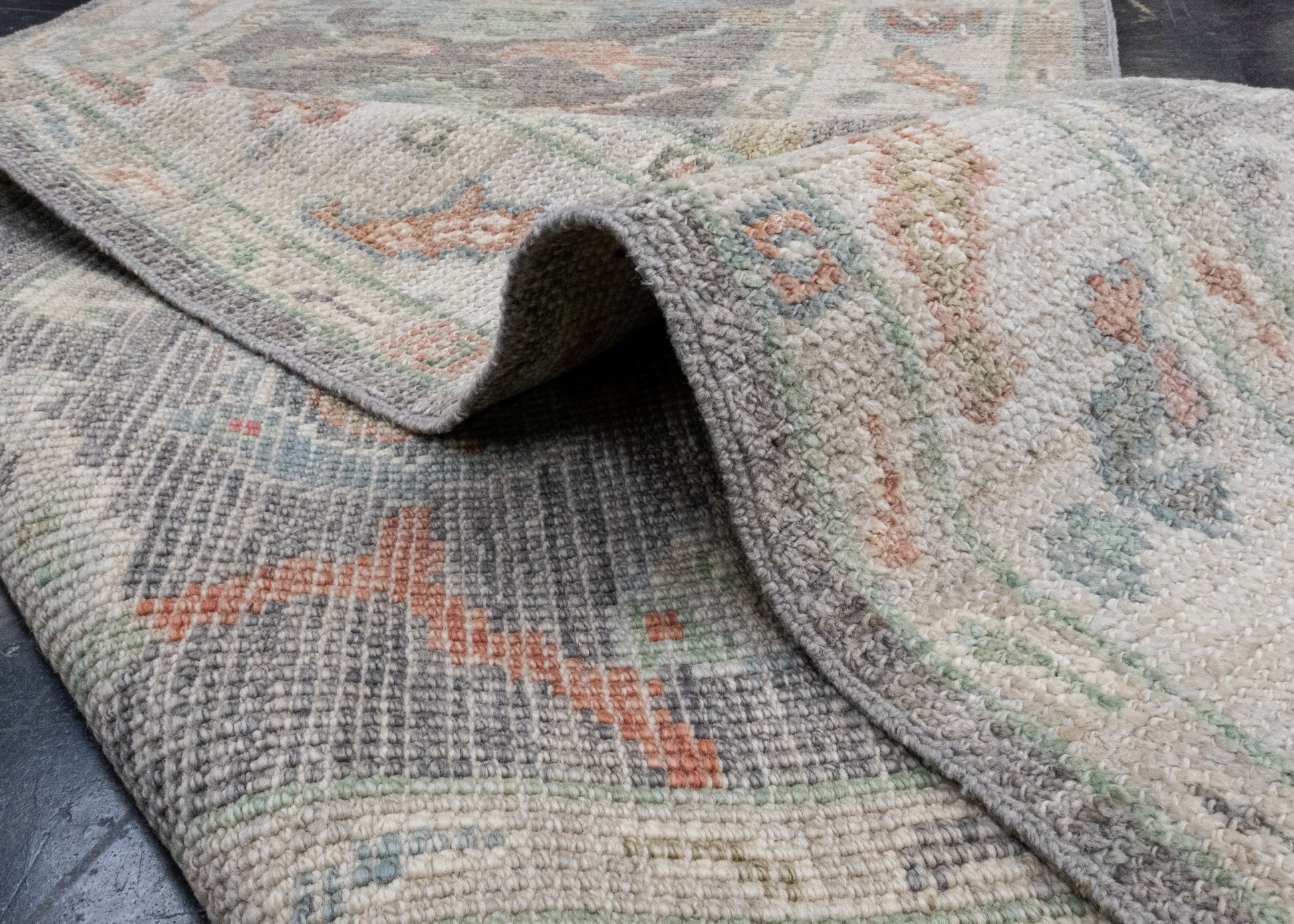 Turkish Oushak Rug 2'9" x 6'4" #16200