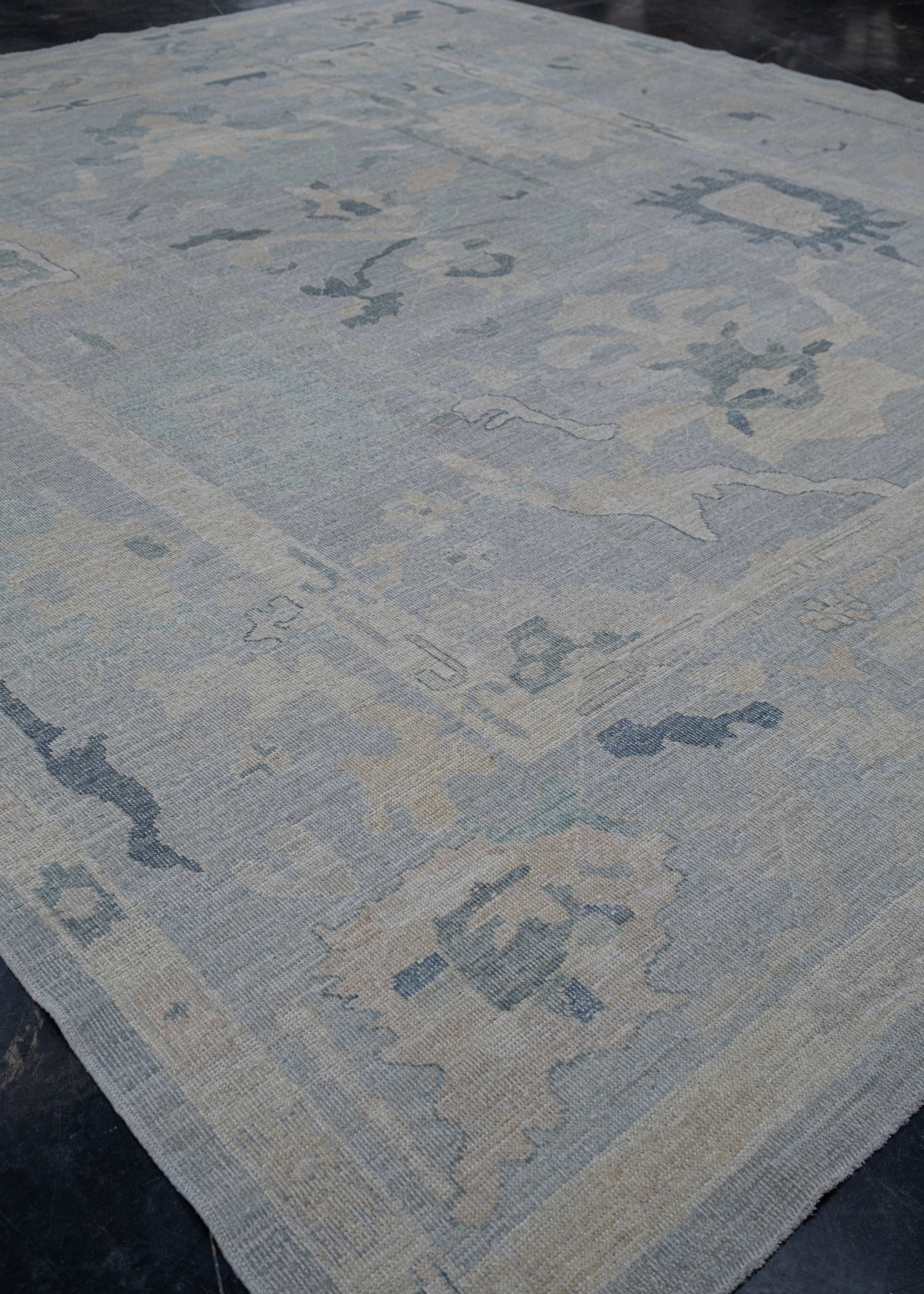Turkish Oushak Rug 12'6" x 14'10" #7558