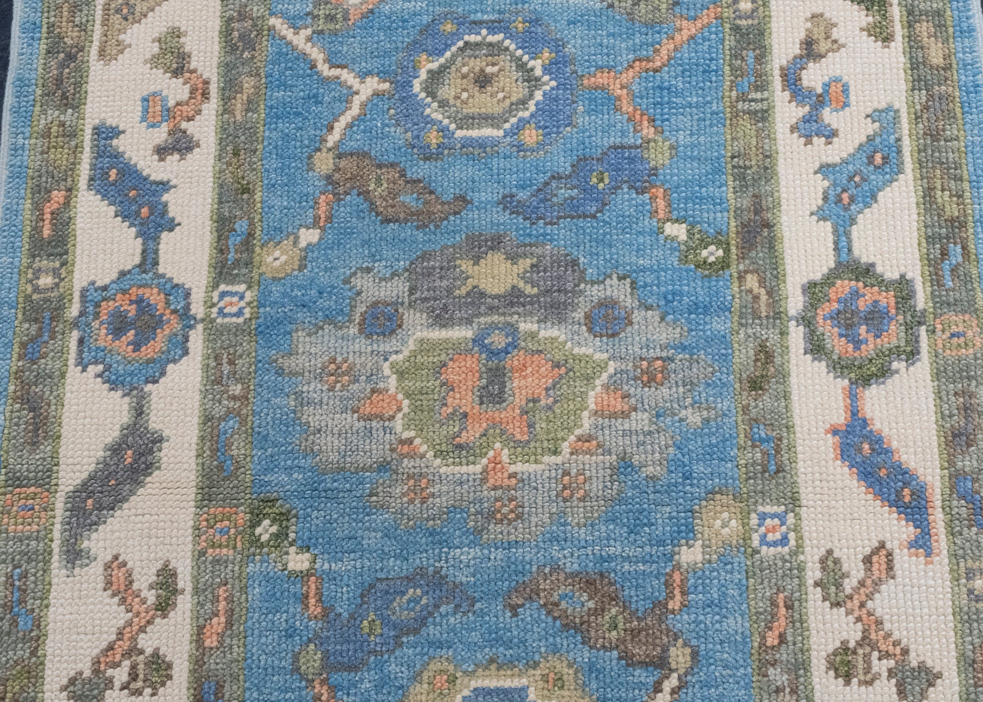 Turkish Oushak Rug 2'10" x 6'1" #16748