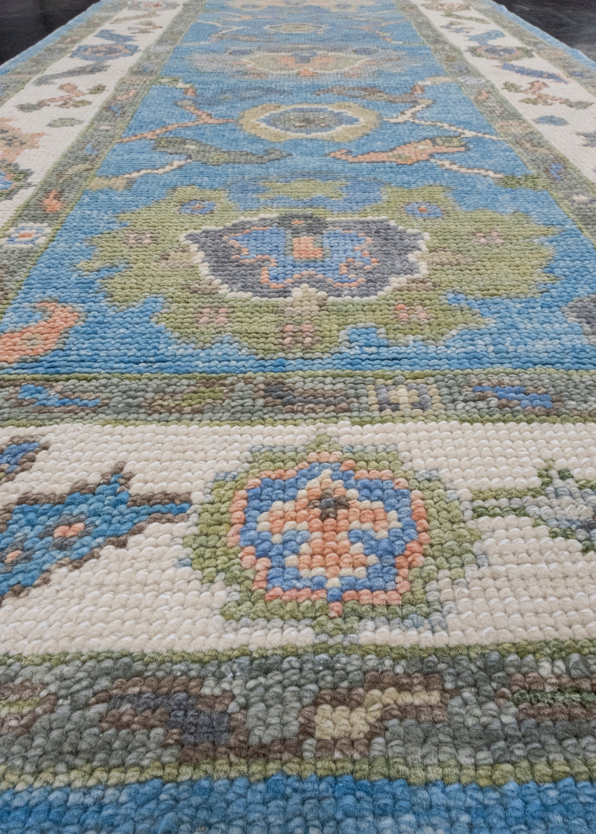 Turkish Oushak Rug 2'10" x 6'1" #16748