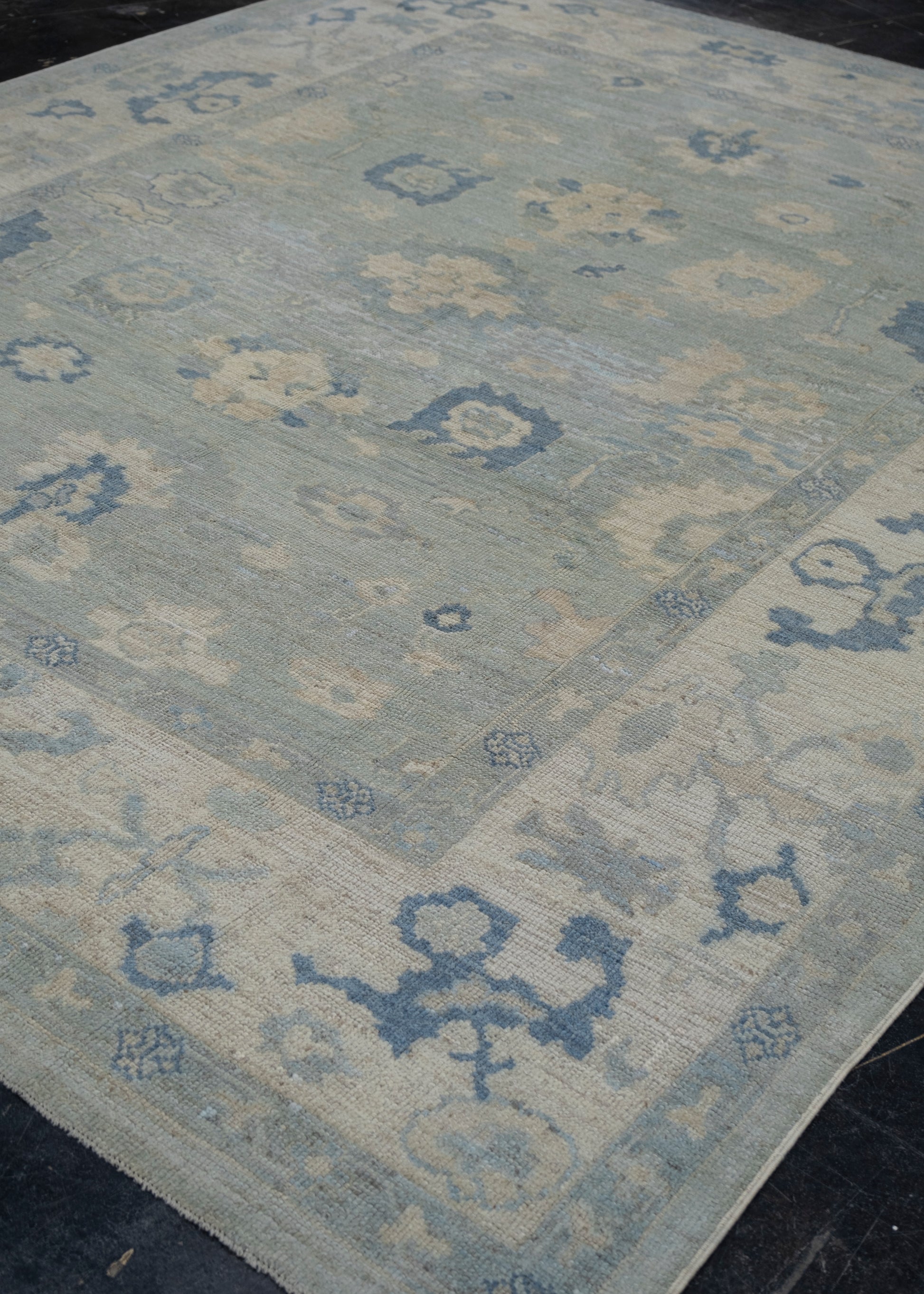 Turkish Oushak Rug 9'6" x 11'4" #12195