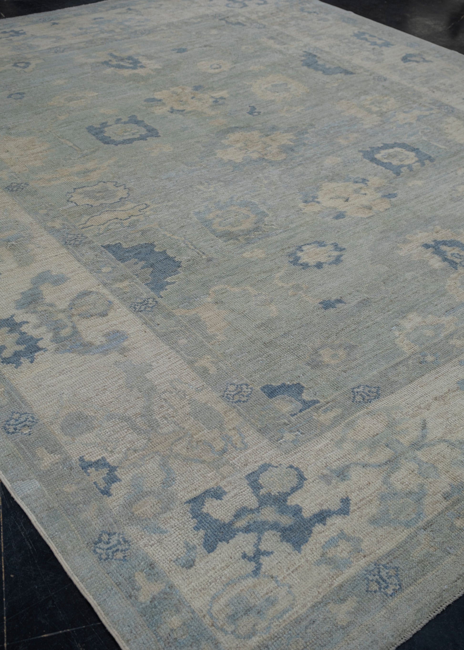 Turkish Oushak Rug 9'6" x 11'4" #12195