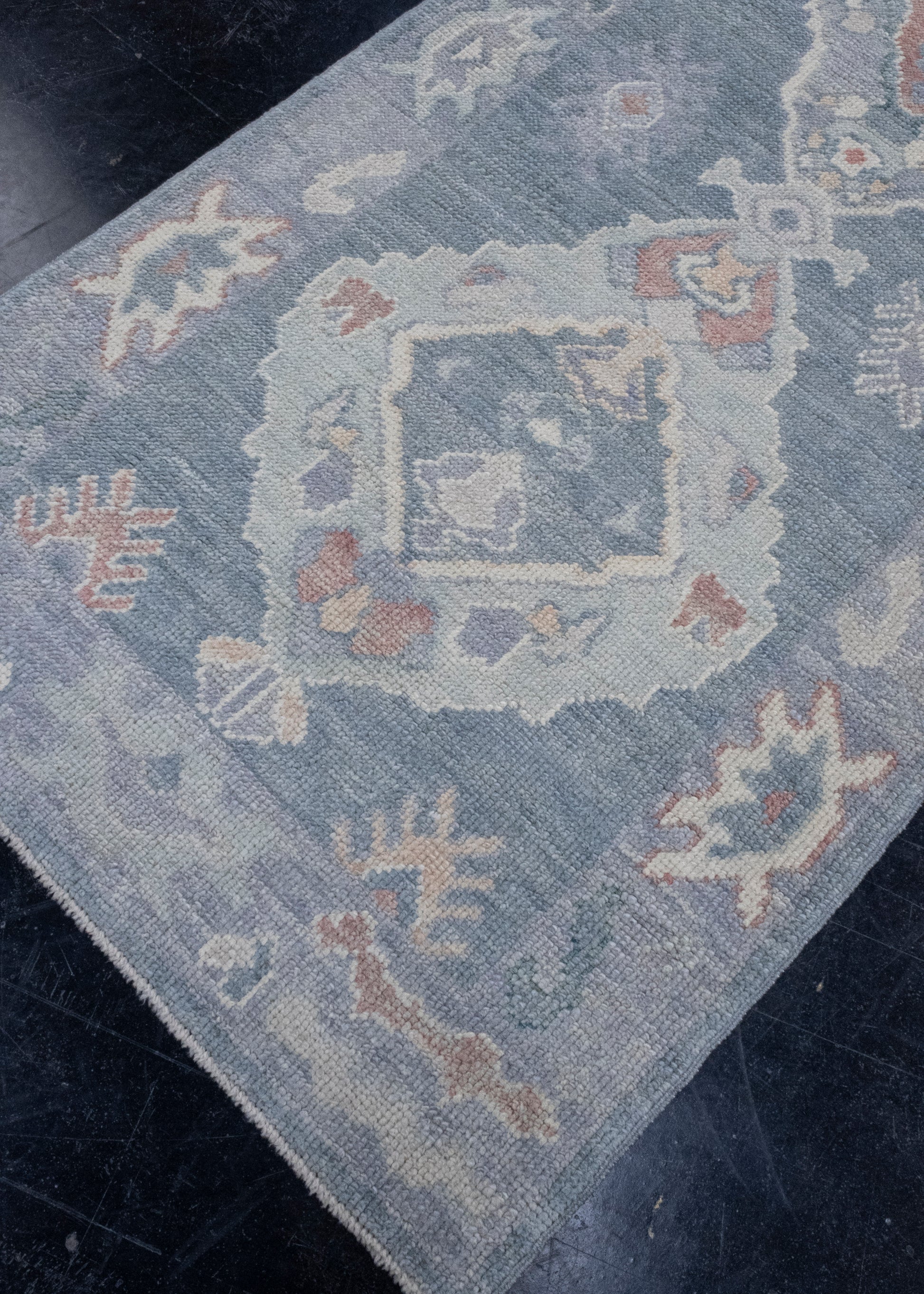 Turkish Oushak Runner Rug 2'9" x 9'11" #16604