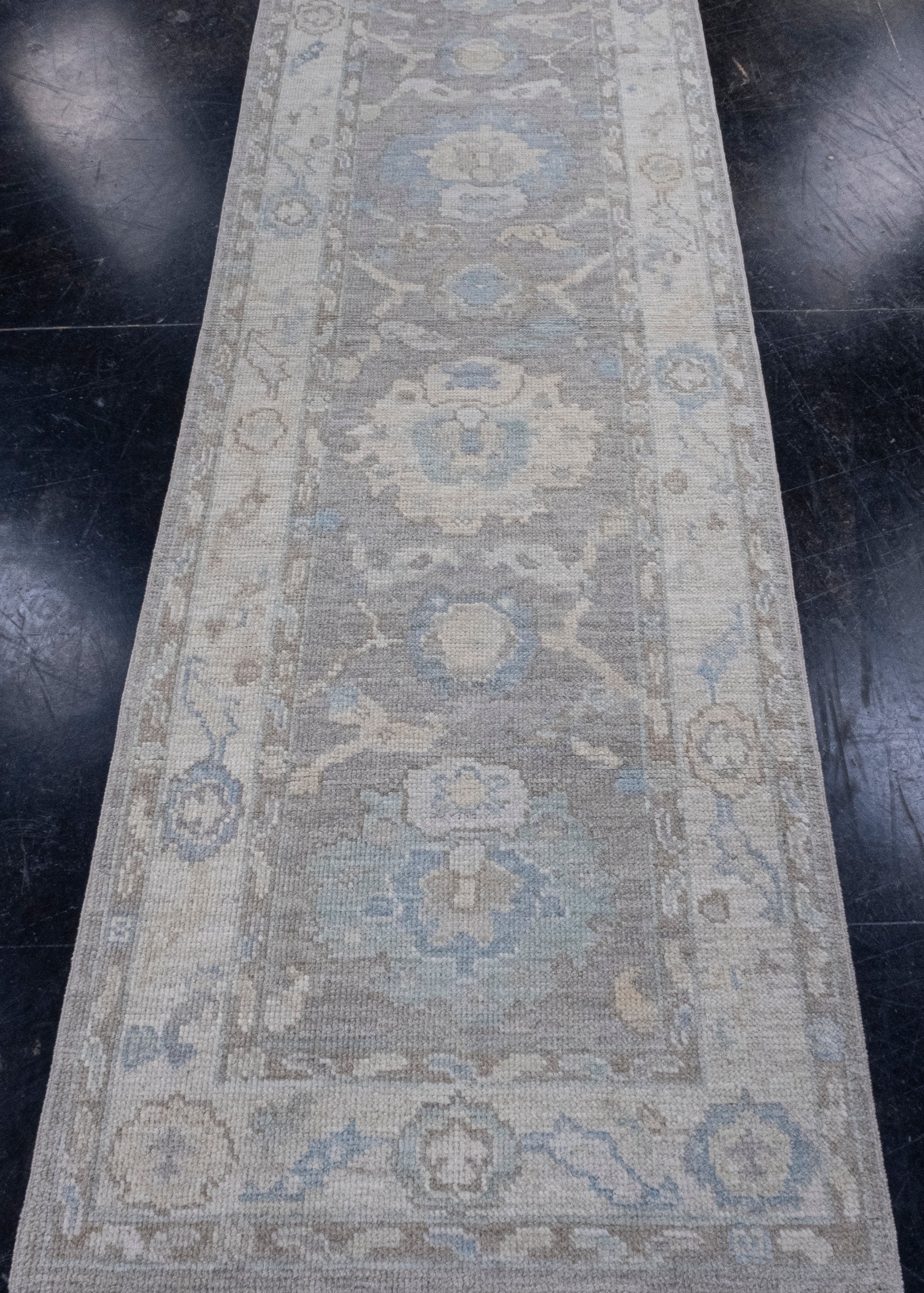 Turkish Oushak Runner Rug 2'9" x 8'3" #16275