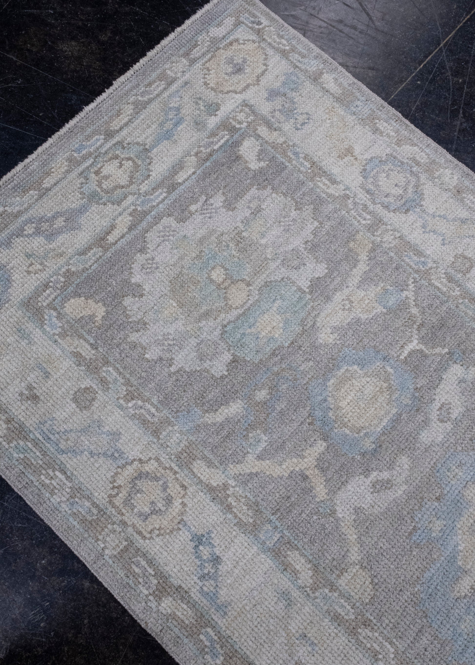 Turkish Oushak Runner Rug 2'9" x 8'3" #16275
