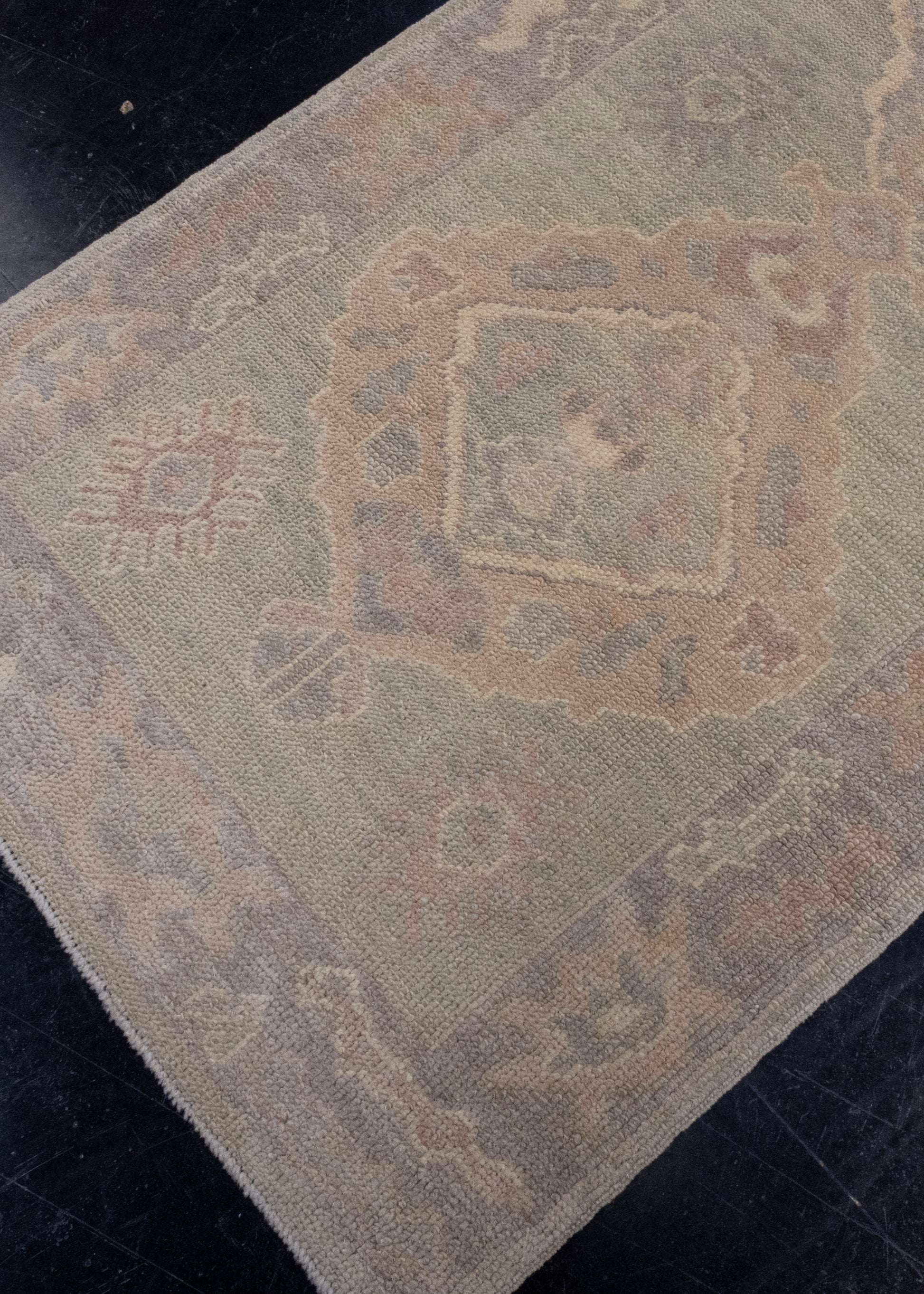 Turkish Oushak Runner Rug 2'11" x 8'2" #16606