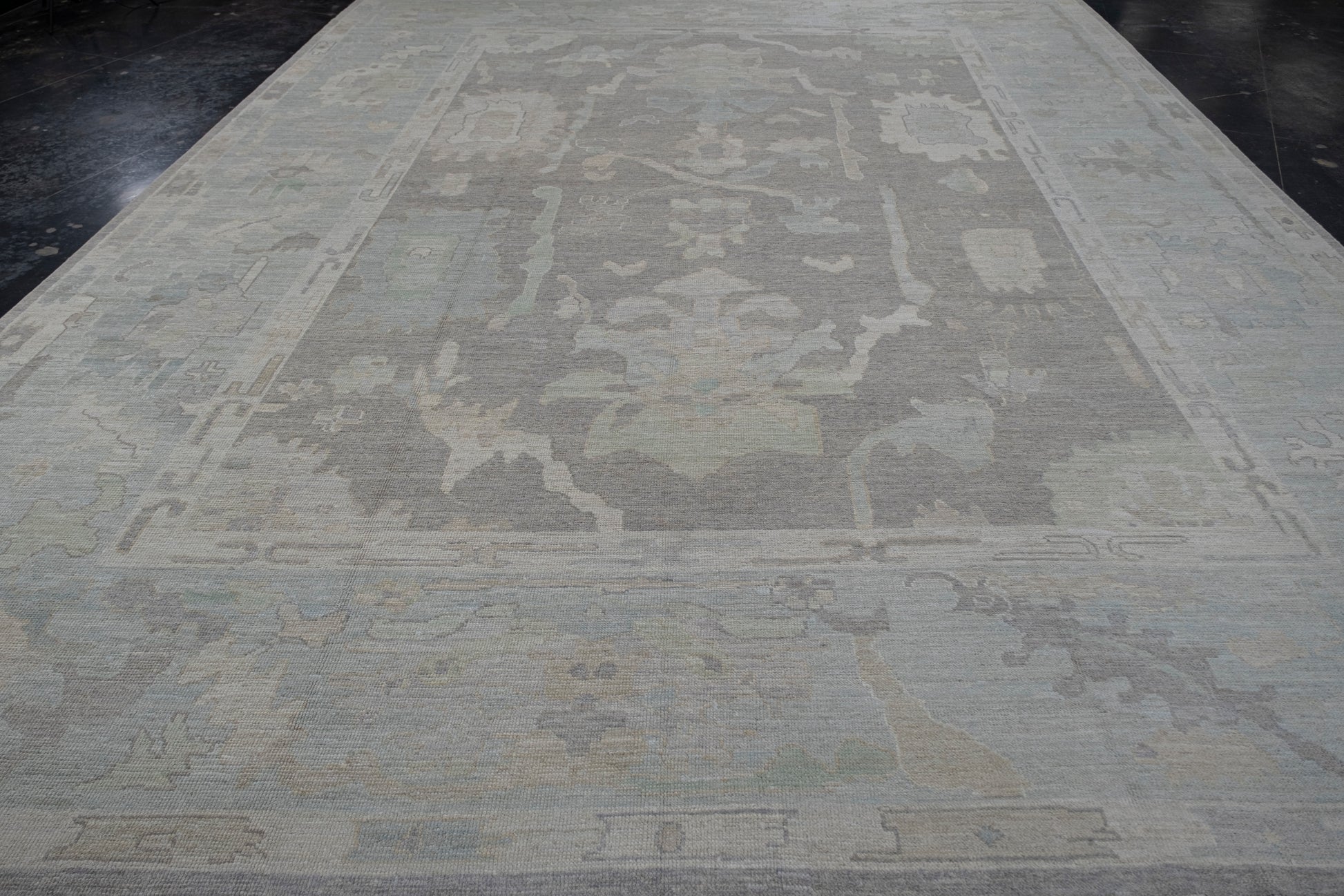 Turkish Oushak Rug 12'1" x 15'5" #11804