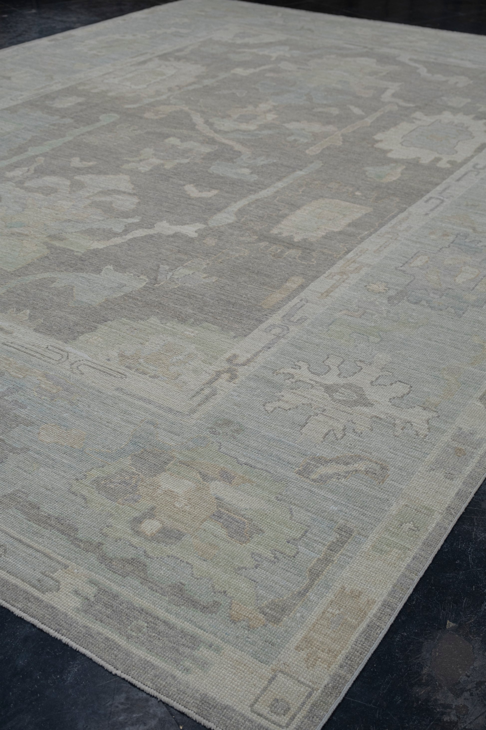 Turkish Oushak Rug 12'1" x 15'5" #11804