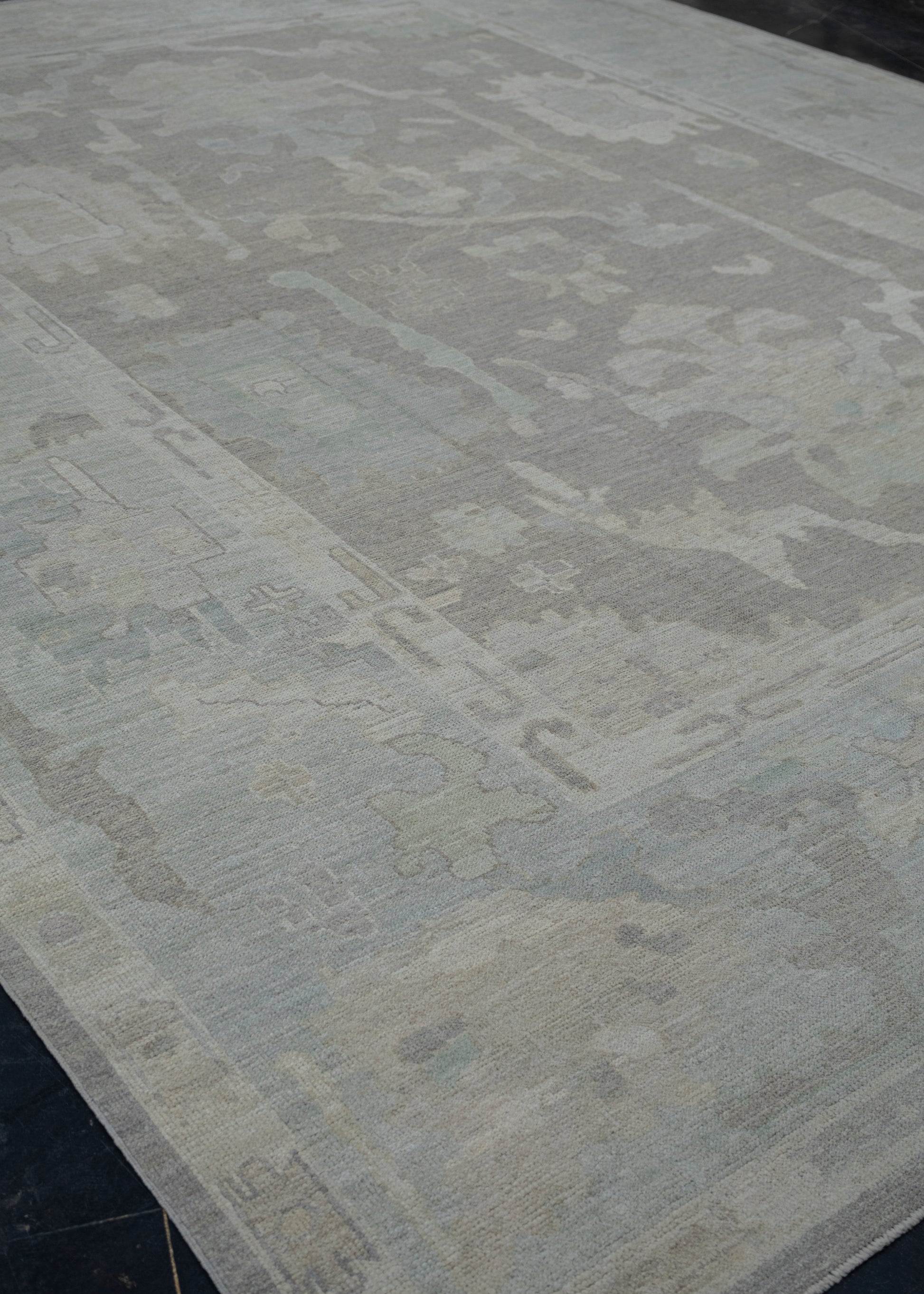 Turkish Oushak Rug 12'1" x 15'5" #11804